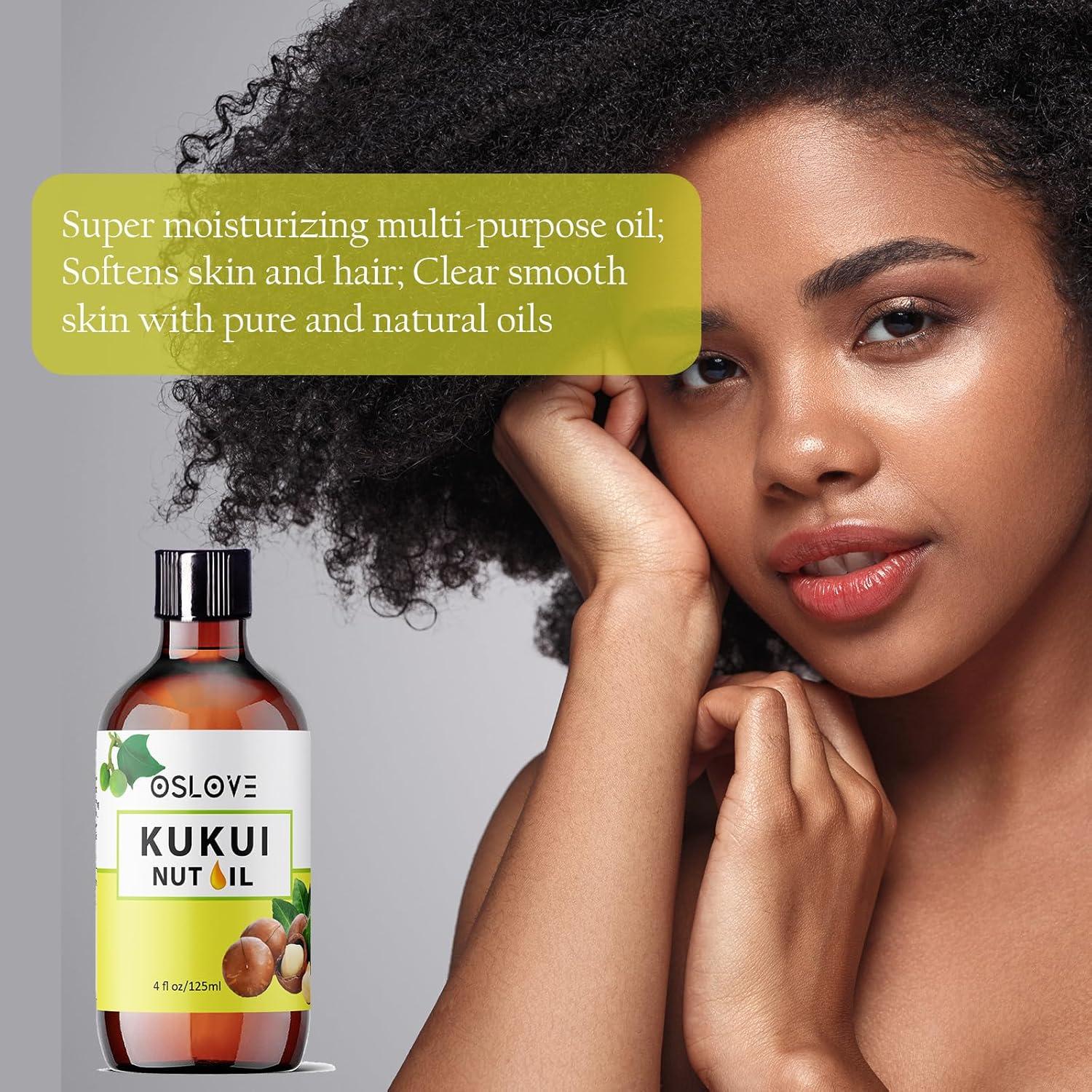 Aceite de Nuez de Kukui Puro Oslove 118 ml Hidratante