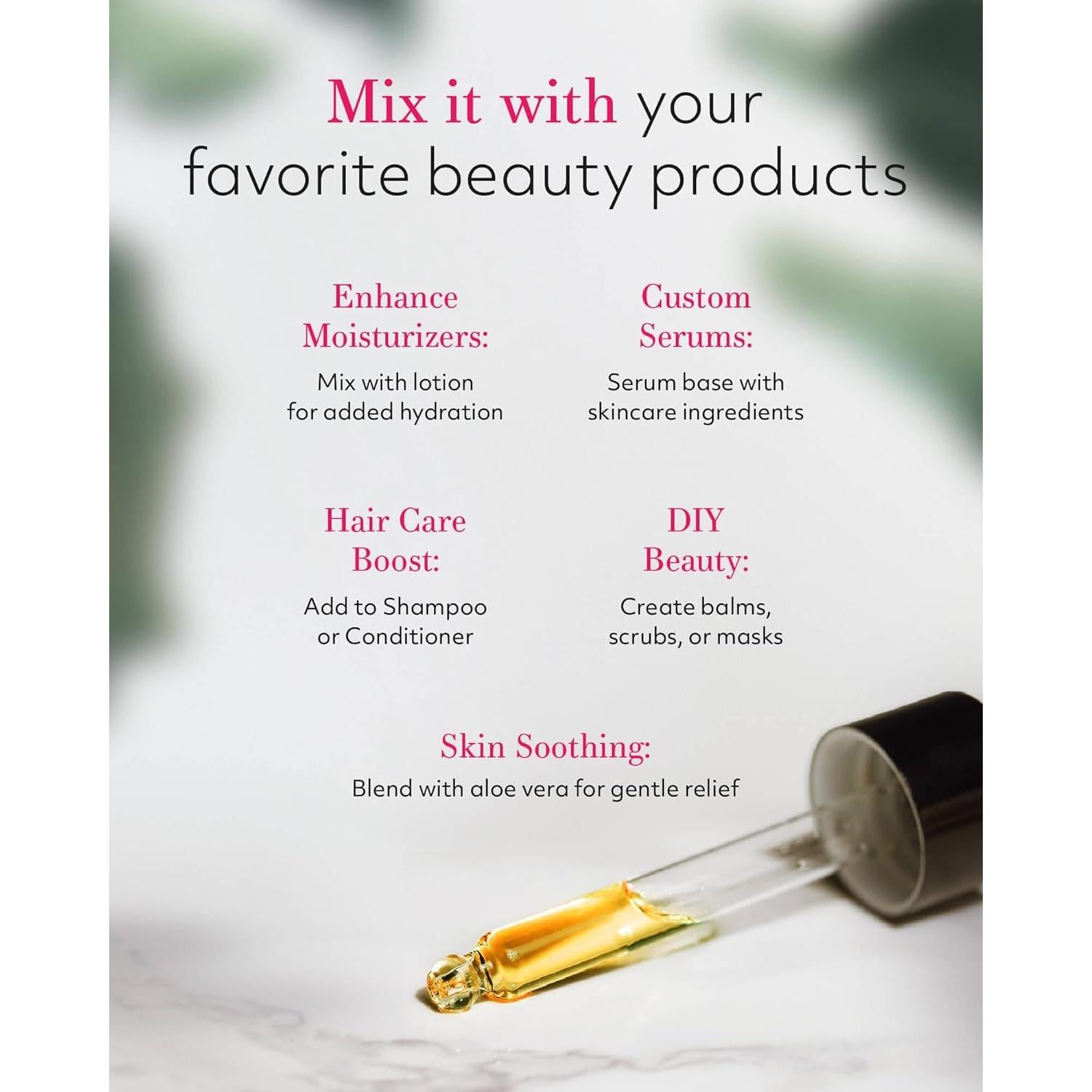 Aceite de Jojoba Orgánico Leven Rose 118 ml Hidratante Piel y Cabello