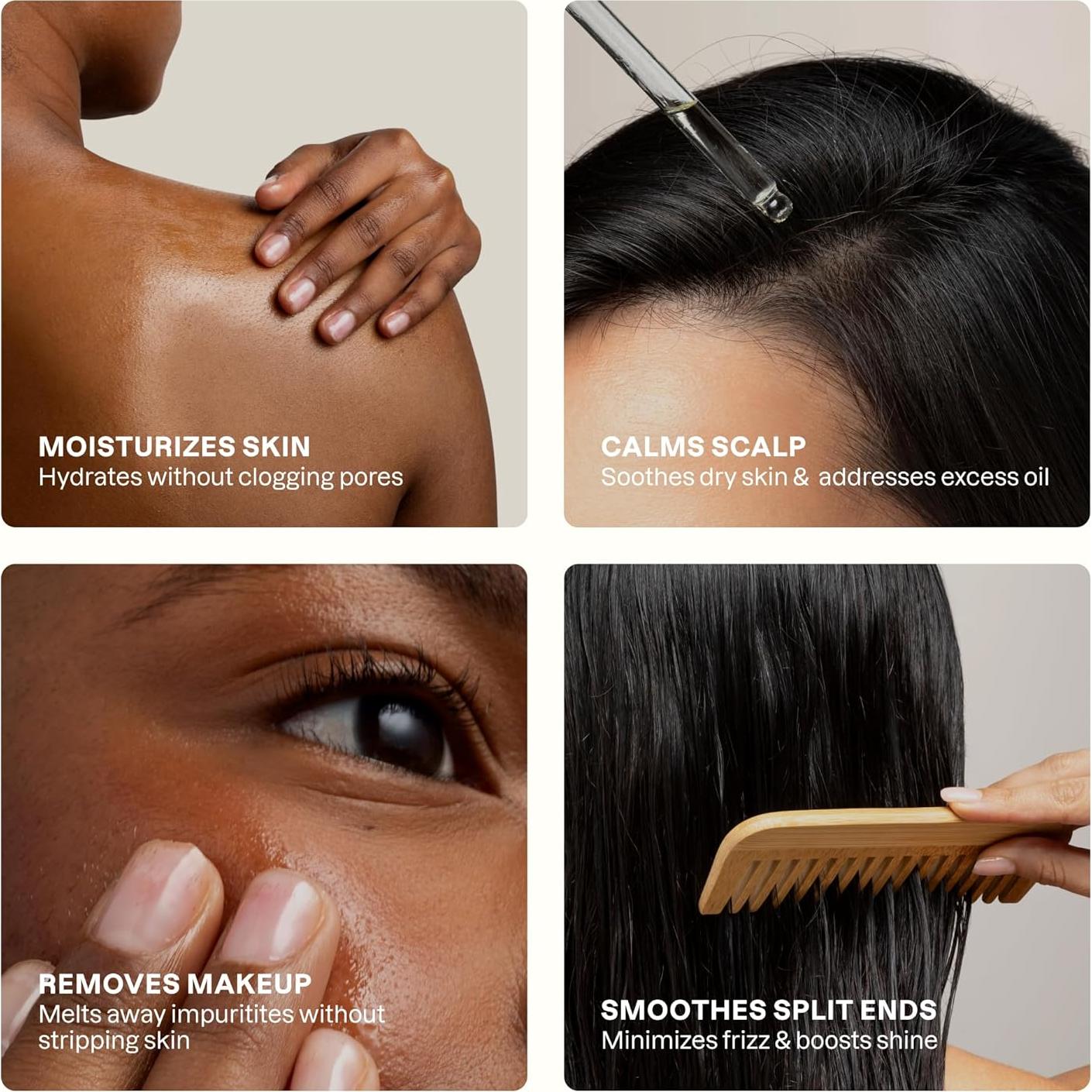 Aceite de Jojoba Orgánico Cliganic 450ml 100% Puro Hidratante