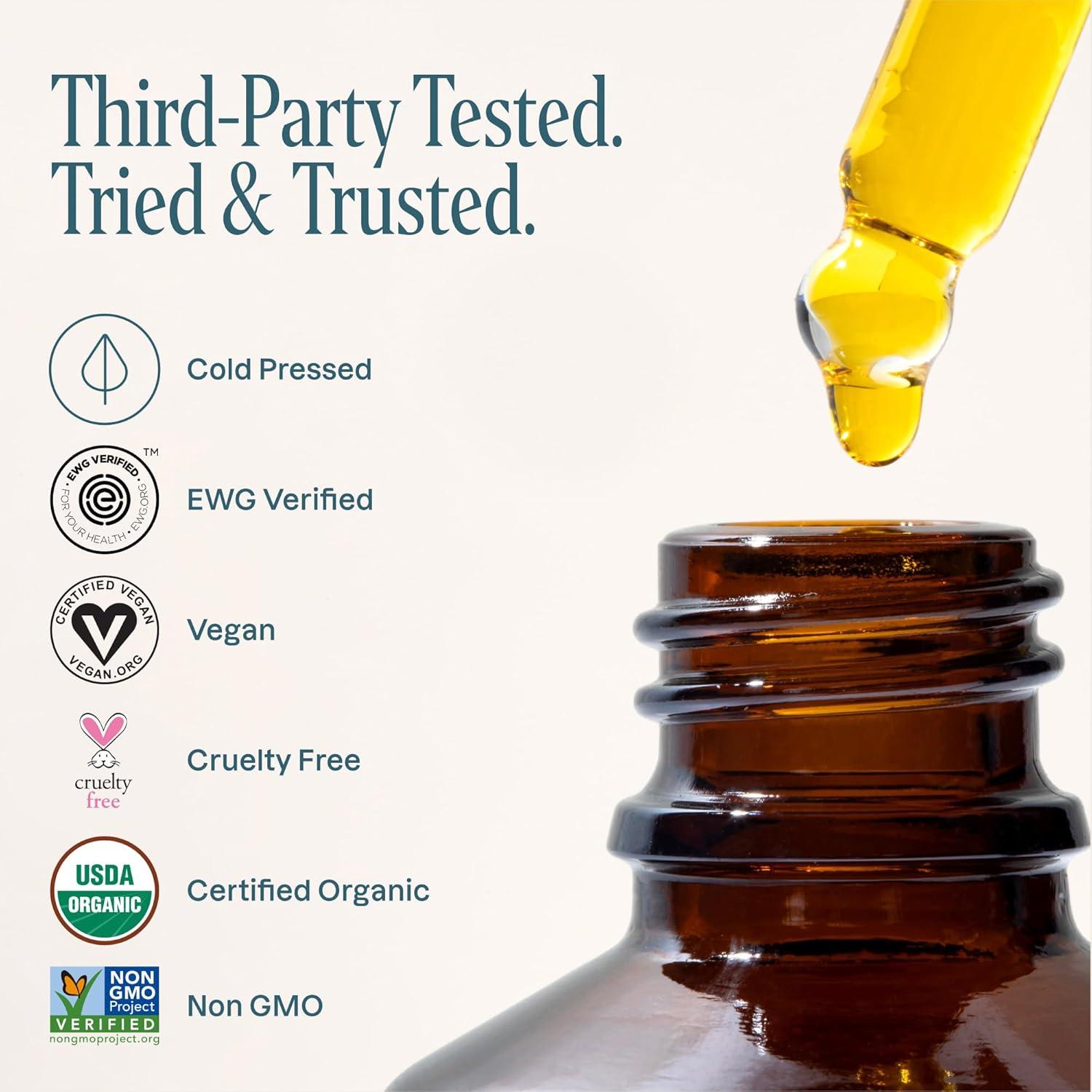 Aceite de Jojoba Orgánico Cliganic 450ml 100% Puro Hidratante