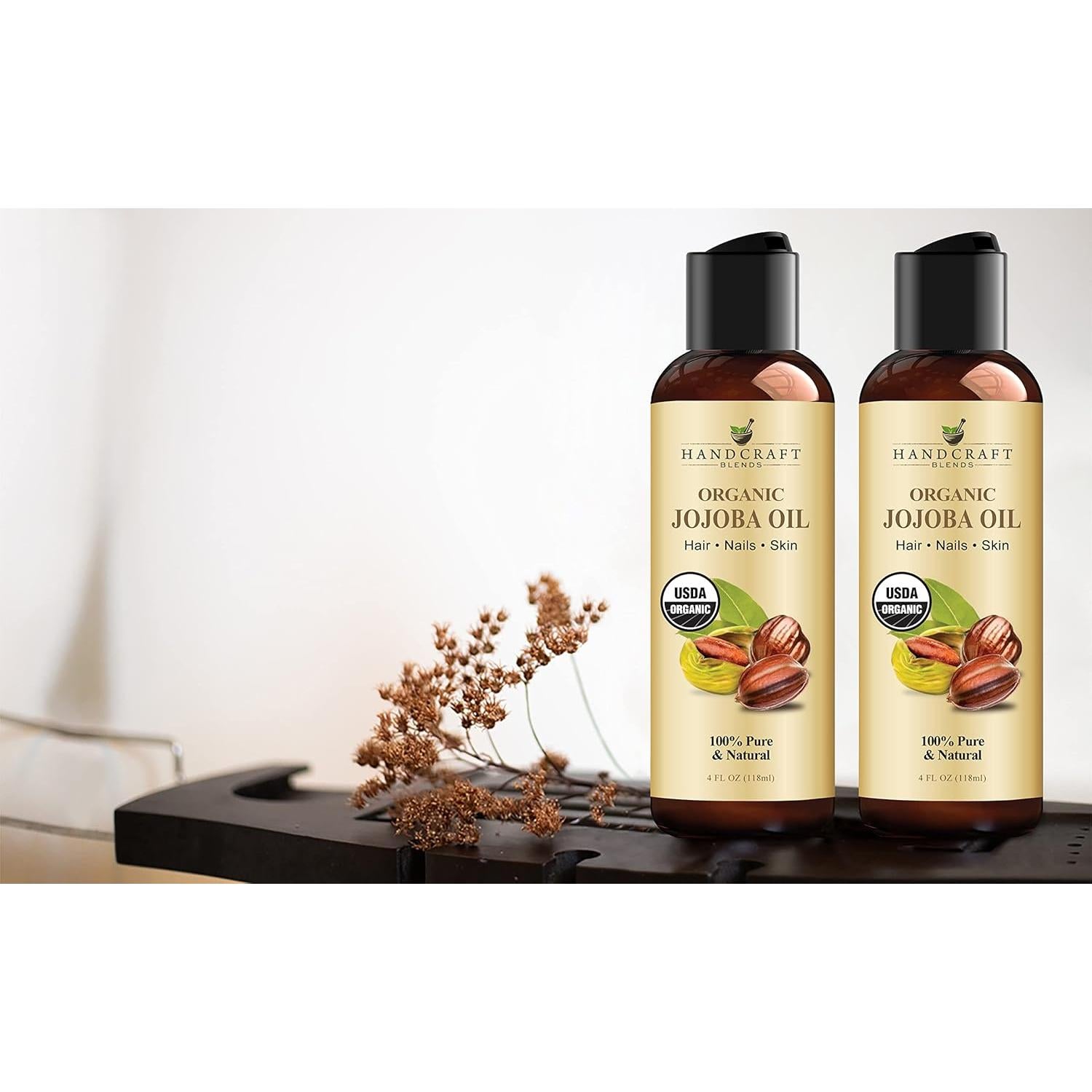 Aceite de Jojoba Orgánico Handcraft Blends 118 ml - Puro y Natural