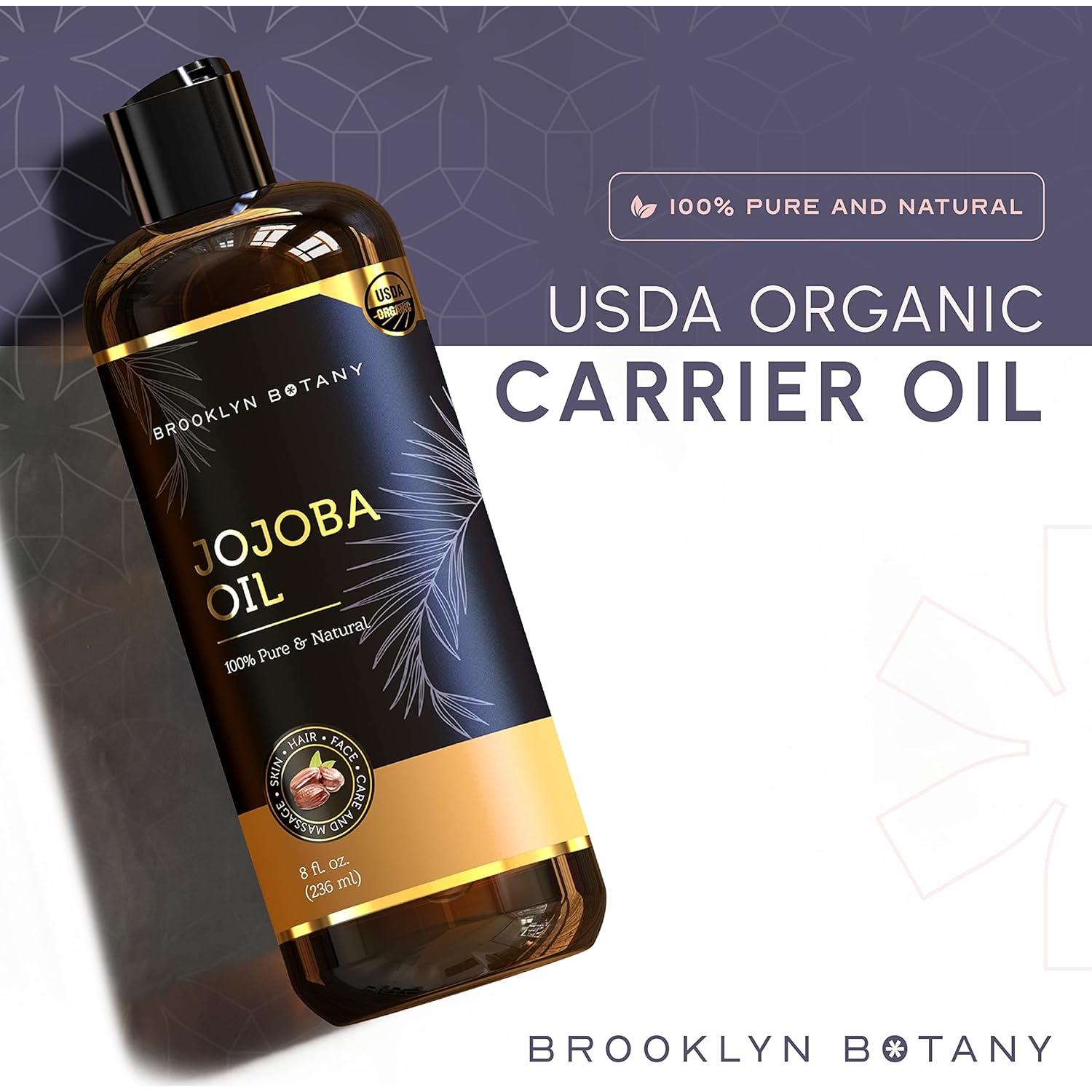Aceite de Jojoba Orgánico Brooklyn Botany 230g - Piel y Cabello