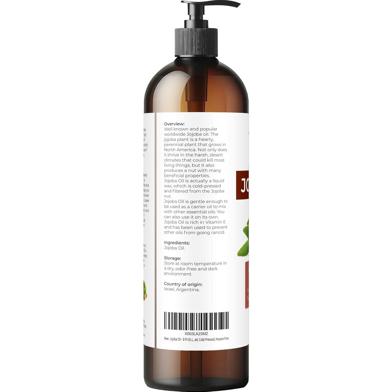 Aceite de Jojoba 100% Puro Velona 226g Hidratante Natural