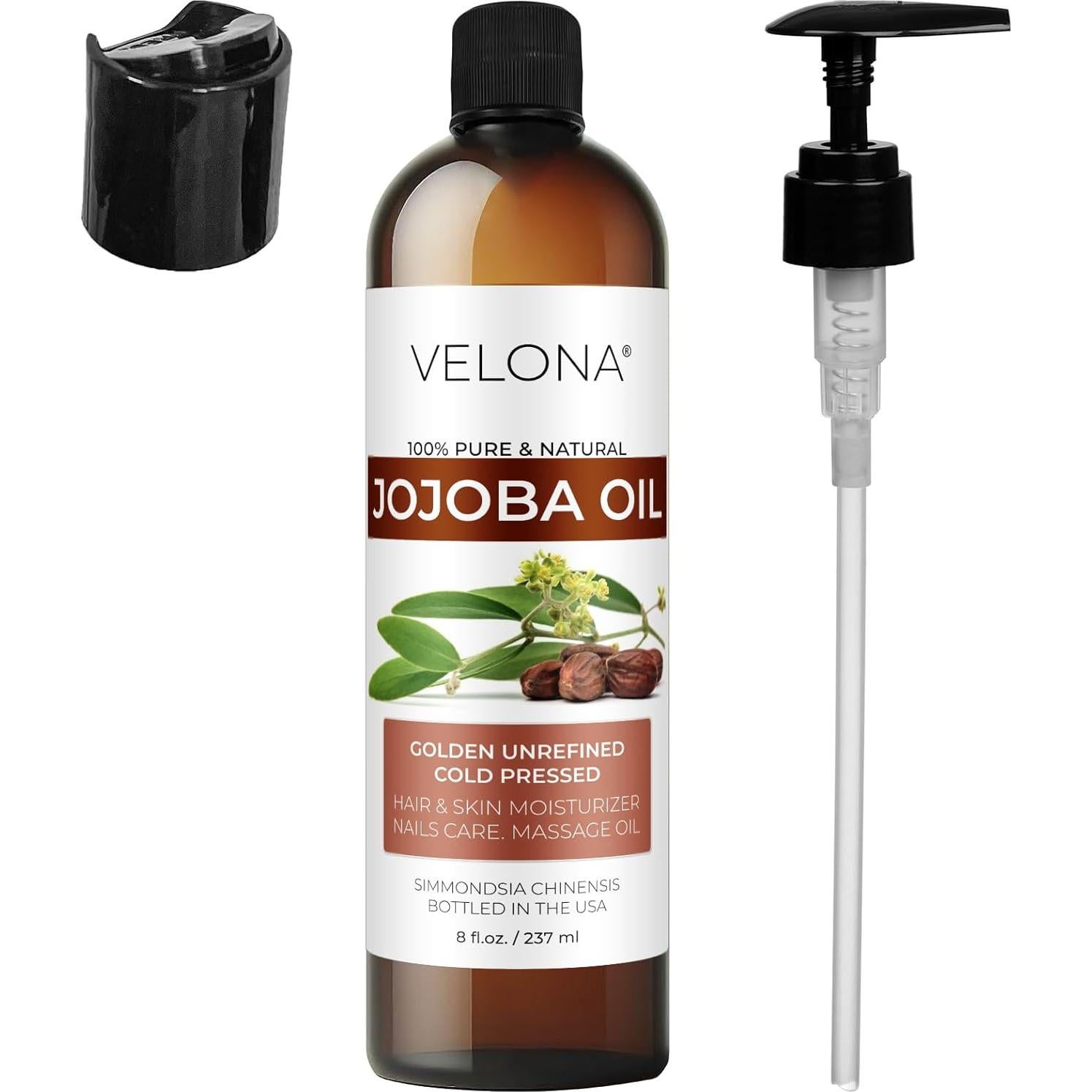 Aceite de Jojoba 100% Puro Velona 226g Hidratante Natural