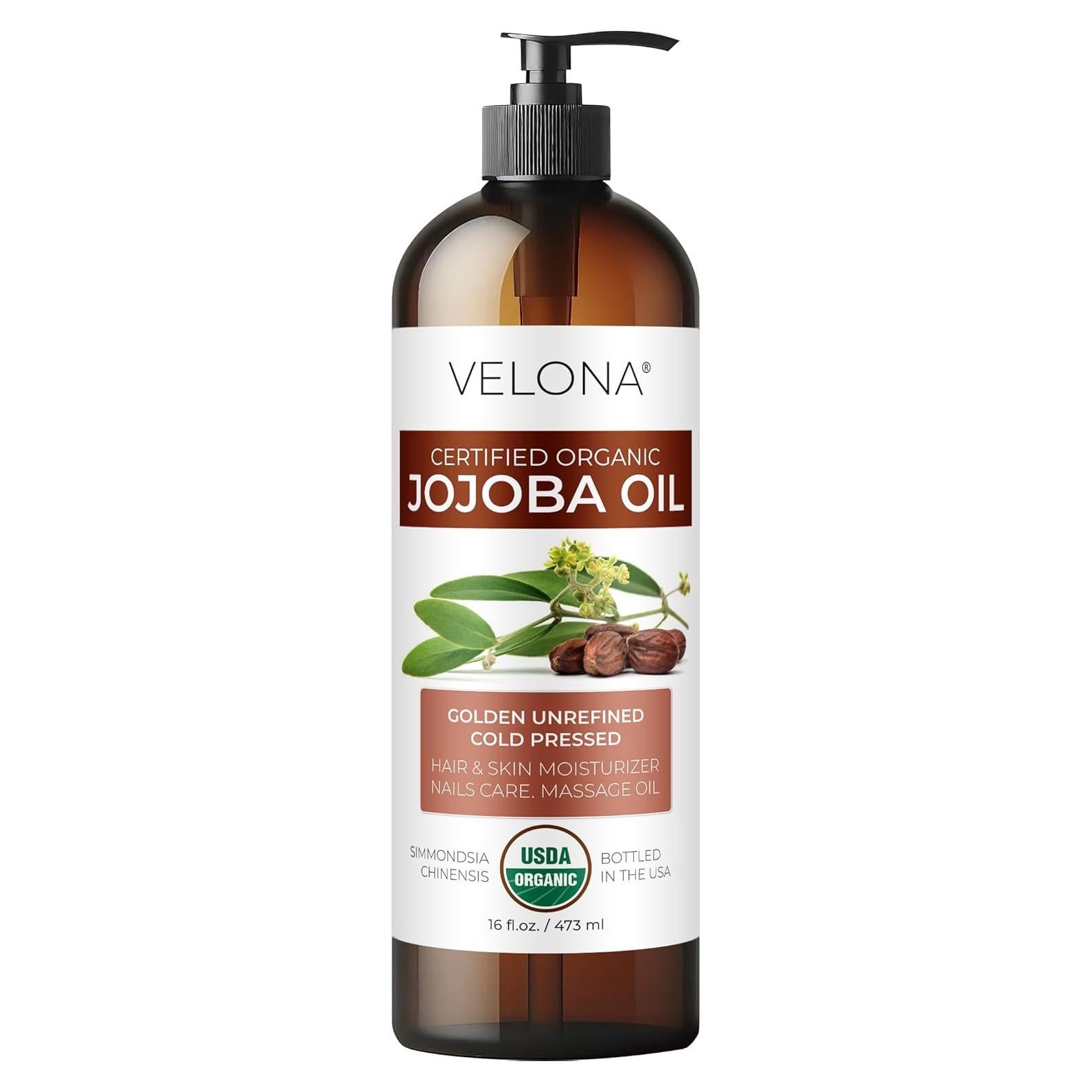 Aceite de Jojoba Orgánico Velona 473ml - Puro y Natural