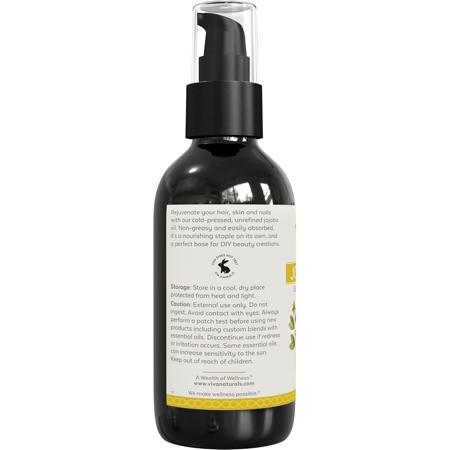 Aceite de Jojoba Orgánico Viva Naturals 118 ml - Hidratante Facial