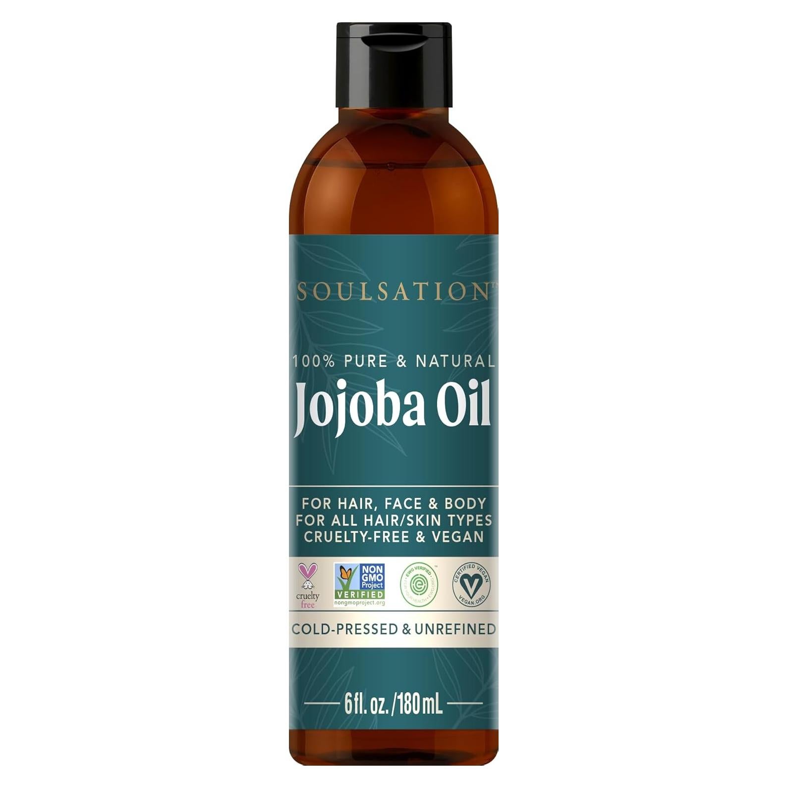 Aceite de Jojoba 100% Puro Soulsation 177ml - No Transgénico