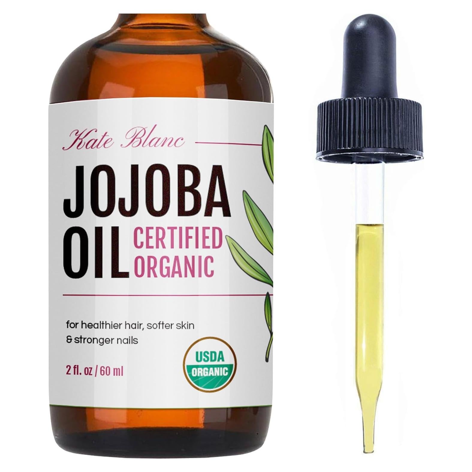 Aceite de Jojoba Orgánico Kate Blanc 59ml - Hidratante Facial y Capilar