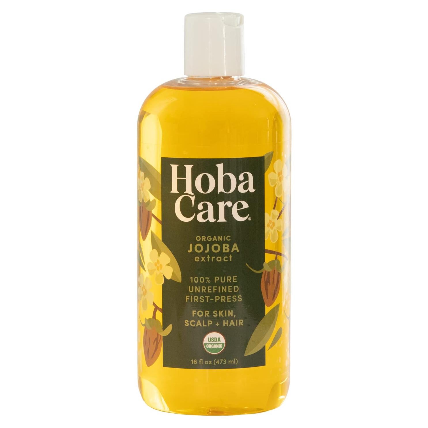 Aceite de Jojoba Orgánico HobaCare 480ml - Piel y Cabello