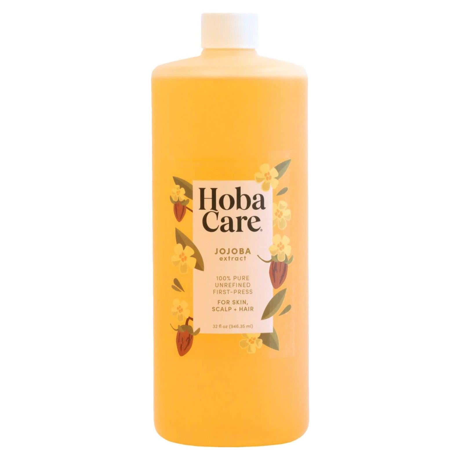 Aceite de Jojoba HobaCare 100% Puro 946 ml - Hidratante Facial y Corporal