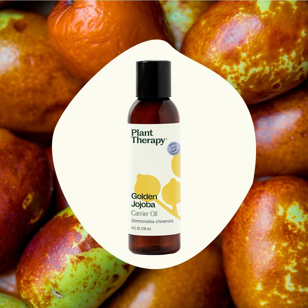 Aceite Portador de Jojoba Dorada Plant Therapy 118 ml 100% Puro