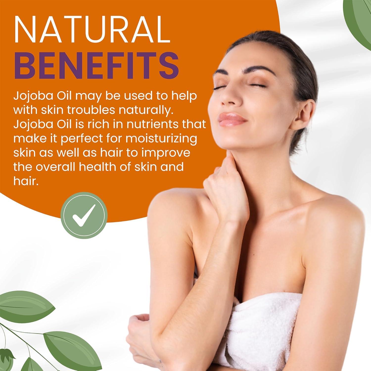 Aceite de Jojoba Orgánico Cocojojo 946 ml Puro Prensado en Frío