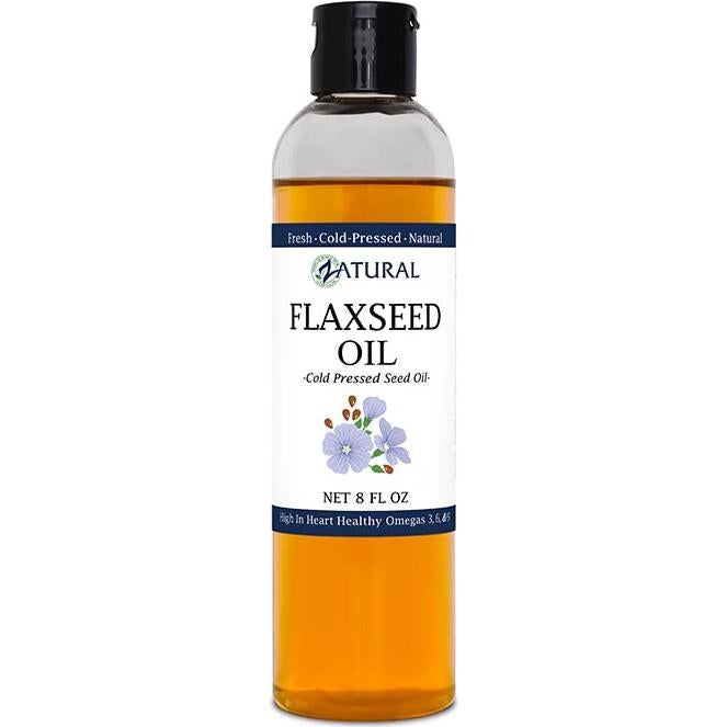 Aceite de Semilla de Lino Zatural 227g Prensado en Frío Omega-3