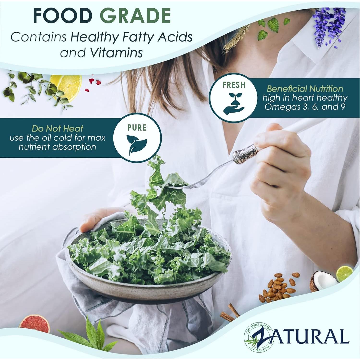 Aceite de Semilla de Lino Zatural 227g Prensado en Frío Omega-3