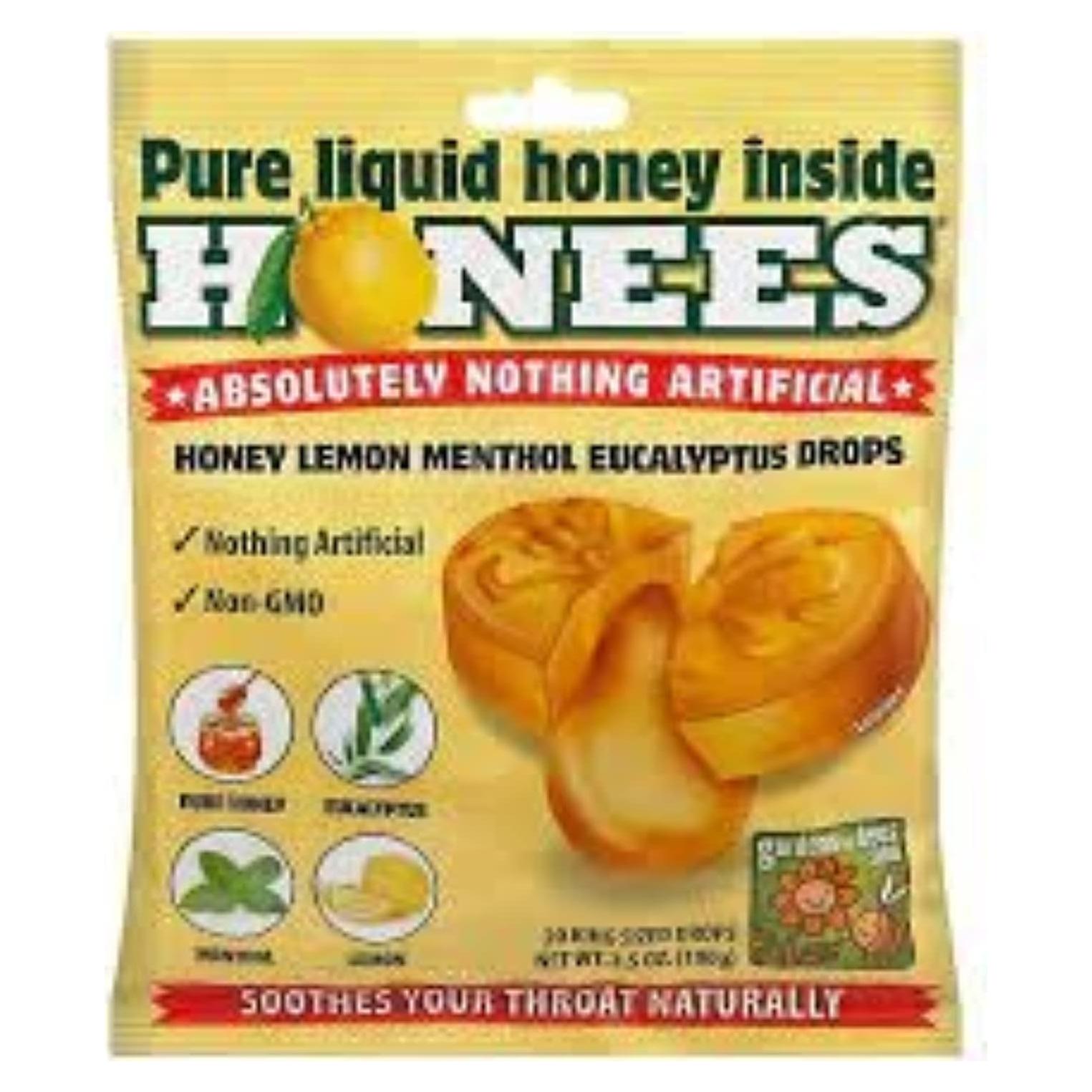 Caramelos para la Tos Honees con Miel y Limón - 40 Unidades