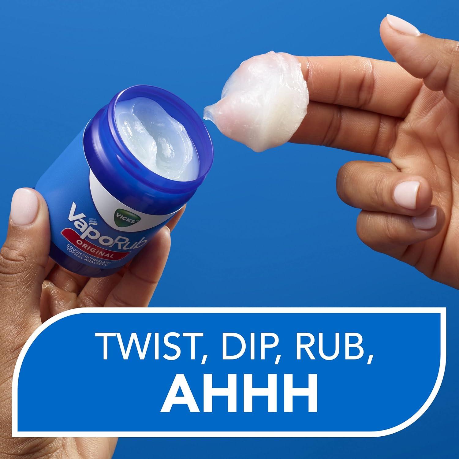 Vicks VapoRub 50g - Supresor de Tos Tópico y Analgésico