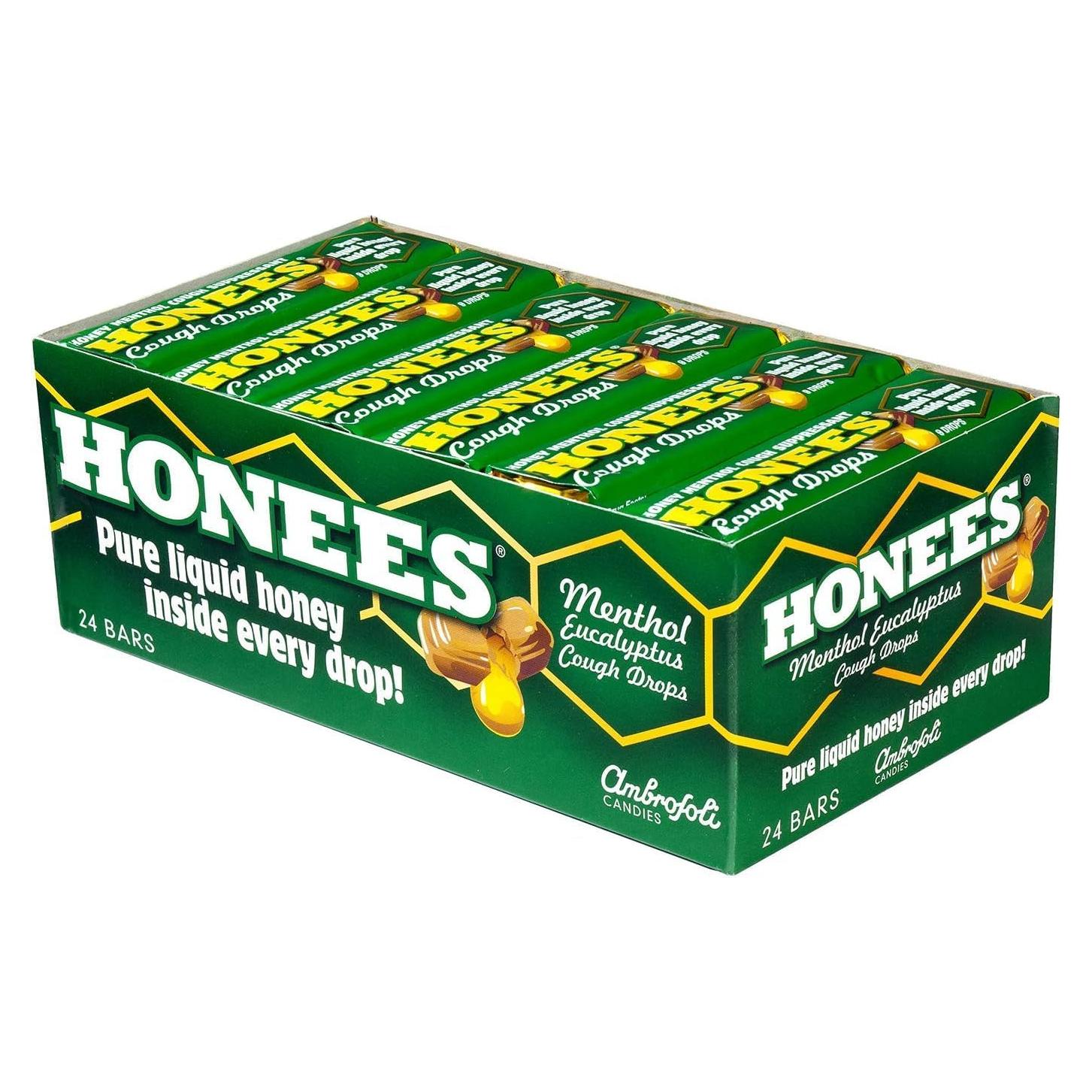 Caramelos para la Tos HONEES Miel Mentol Eucalipto 216 Unidades