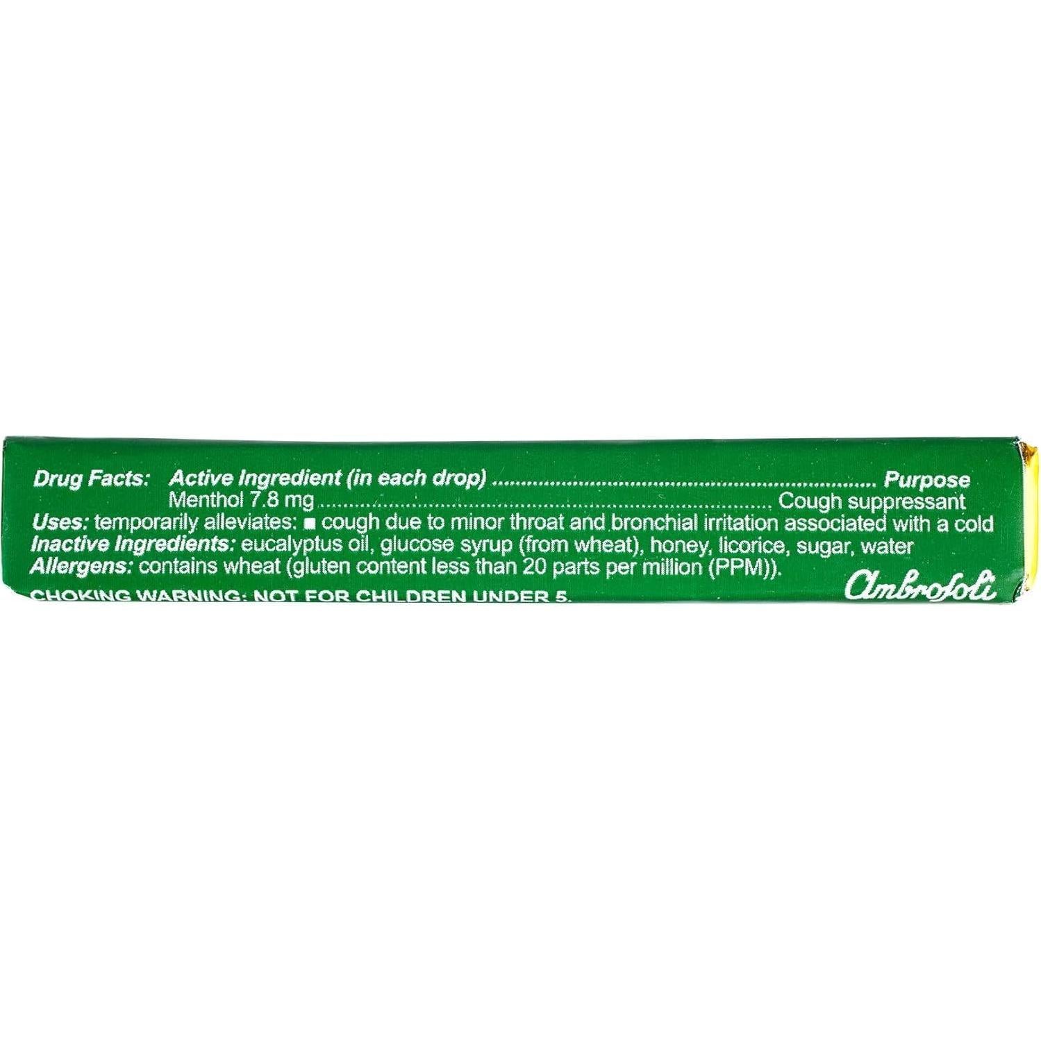 Caramelos para la Tos HONEES Miel Mentol Eucalipto 216 Unidades