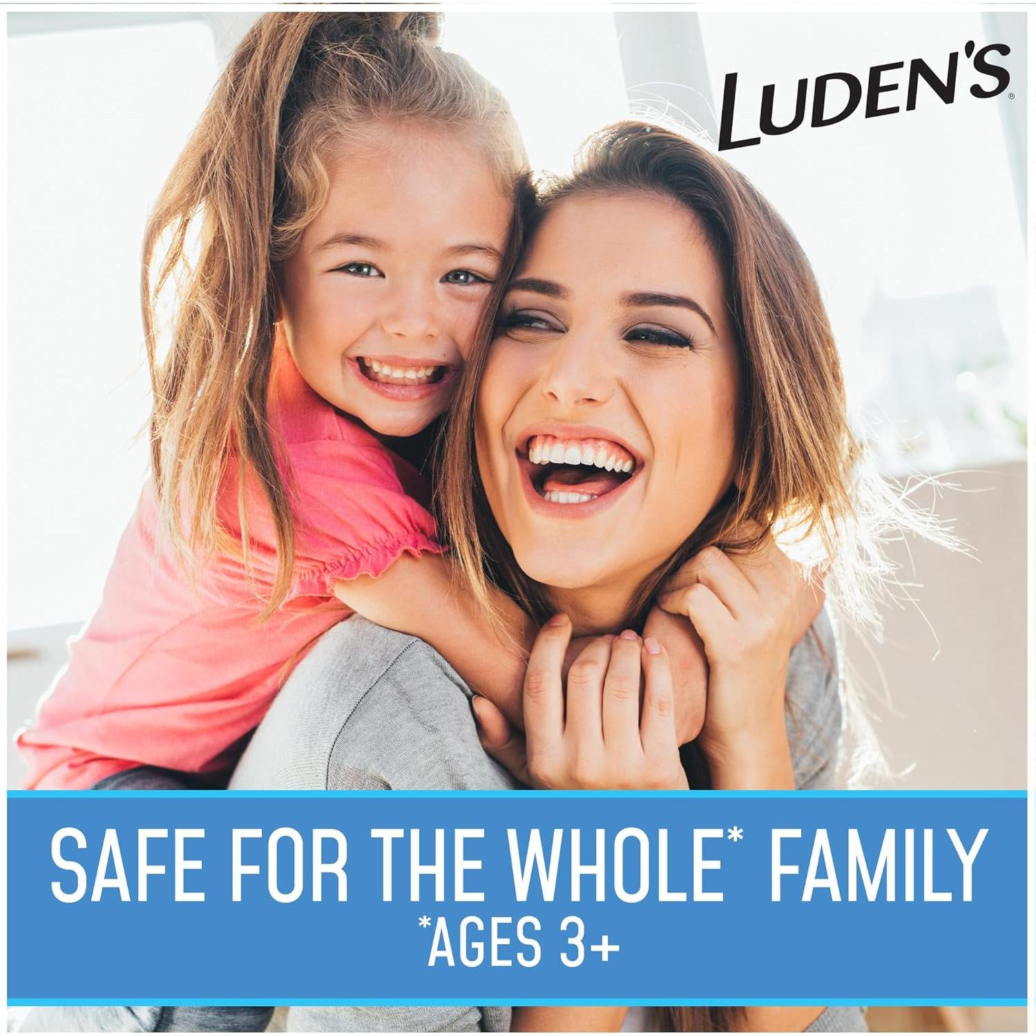 Caramelos para la Garganta Luden's Sin Azúcar Cereza Silvestre 75 Unidades