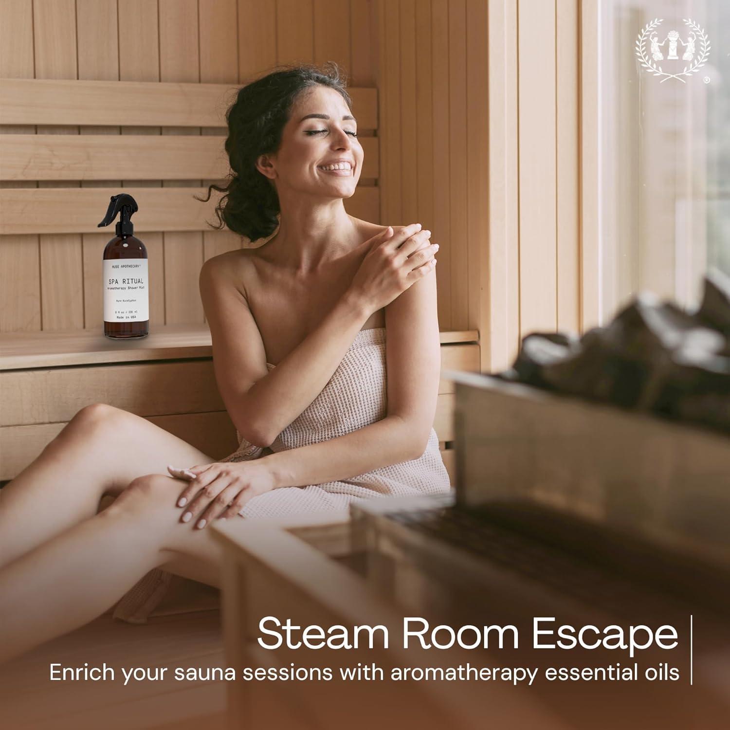 Spray de Ducha Eucalipto Puro Muse Apothecary 59ml - 2 Paquetes