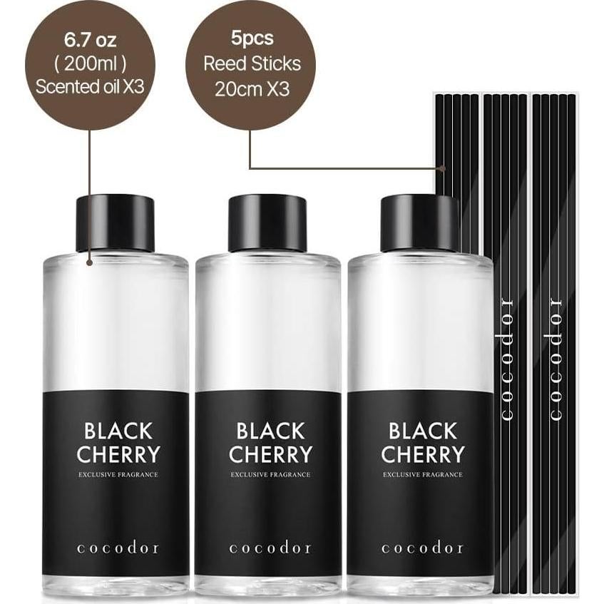 Cocod'or Recarga Aceite Difusor Varilla Eucalipto Limón 3x198ml