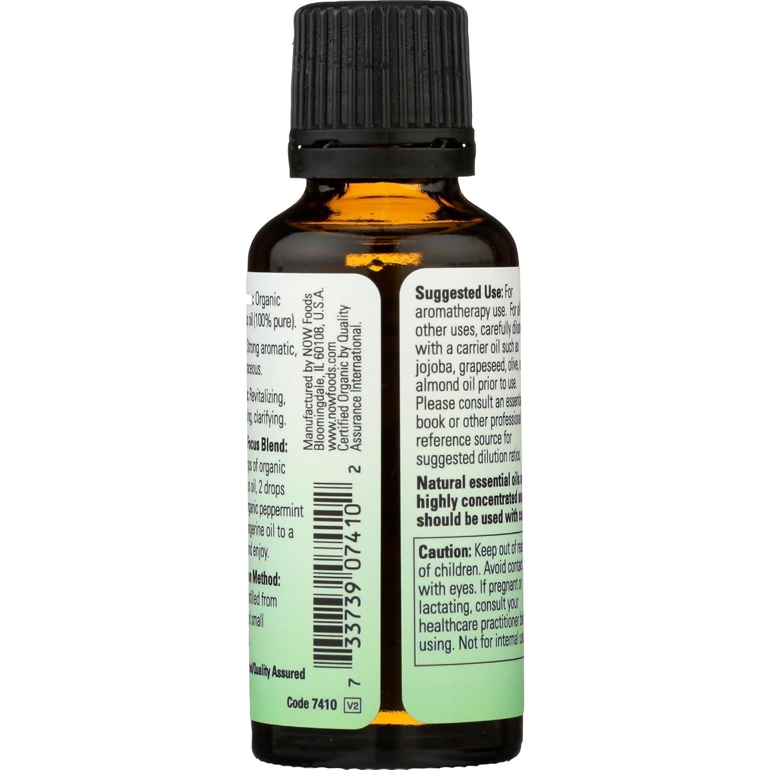 Aceite de Eucalipto Orgánico Now Foods 29.57 ml