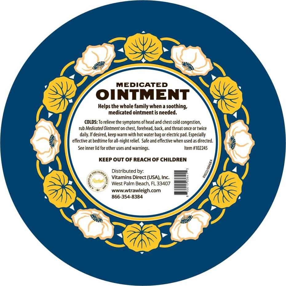 Ungüento Medicado Rawleigh 127.6 g - Alivio Resfriados y Dolores