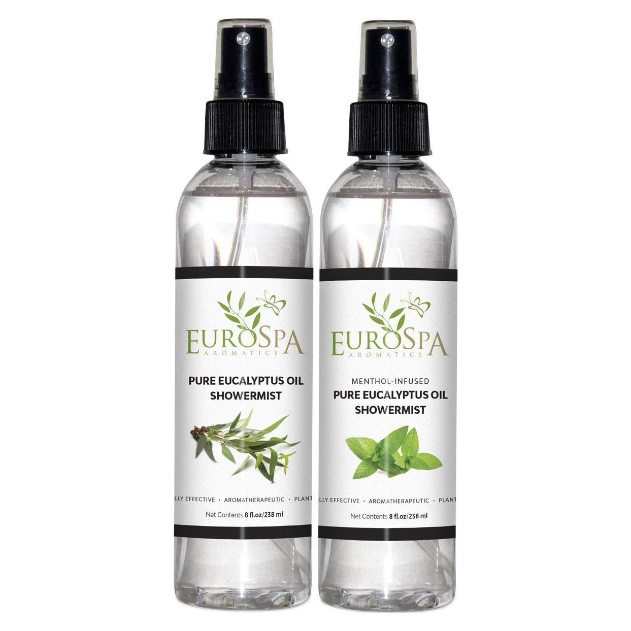 Aceite de Eucalipto Puro EuroSpa Aromatics 236 ml Spray Ducha