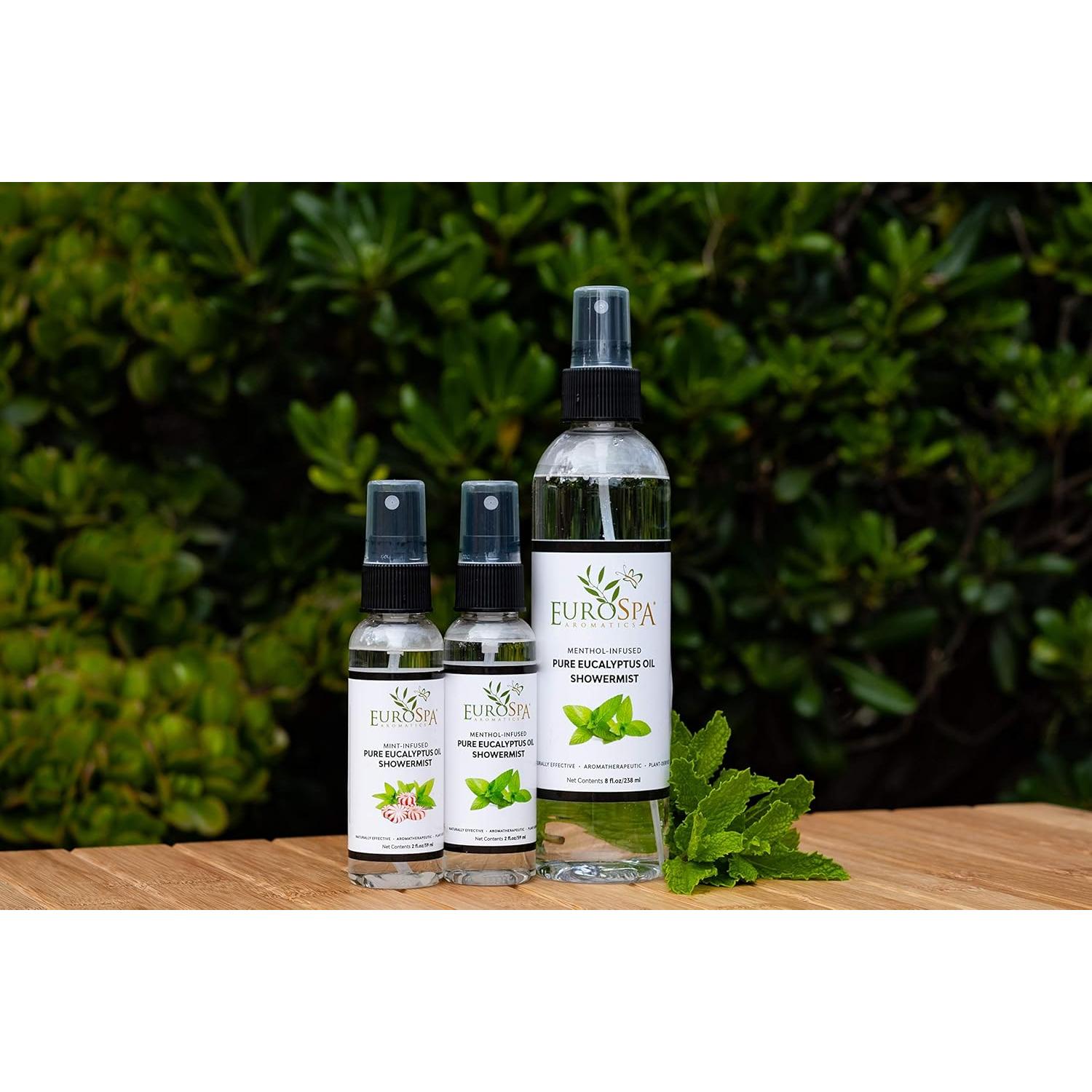 Aceite de Eucalipto Puro EuroSpa Aromatics 236 ml Spray Ducha