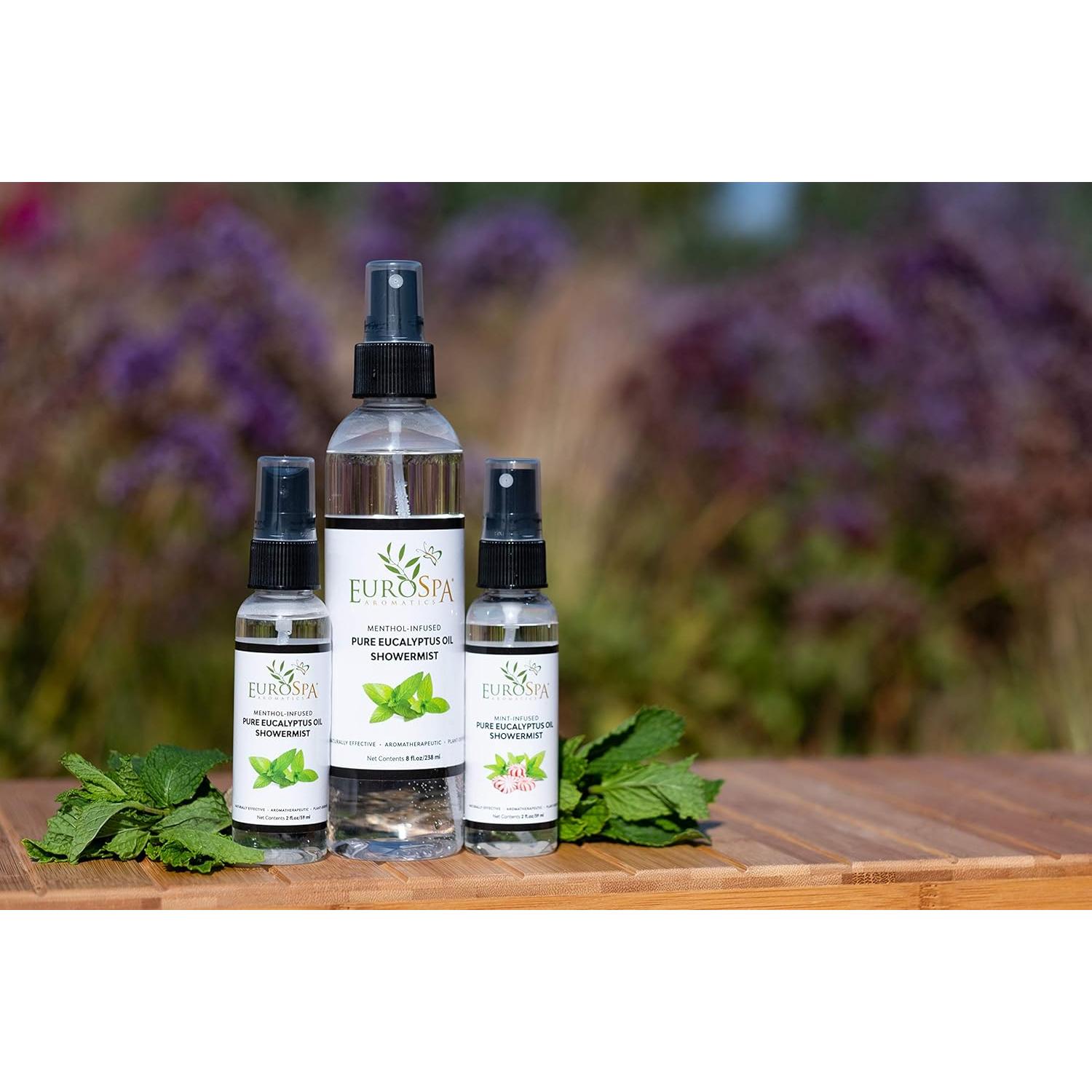 Aceite de Eucalipto Puro EuroSpa Aromatics 236 ml Spray Ducha