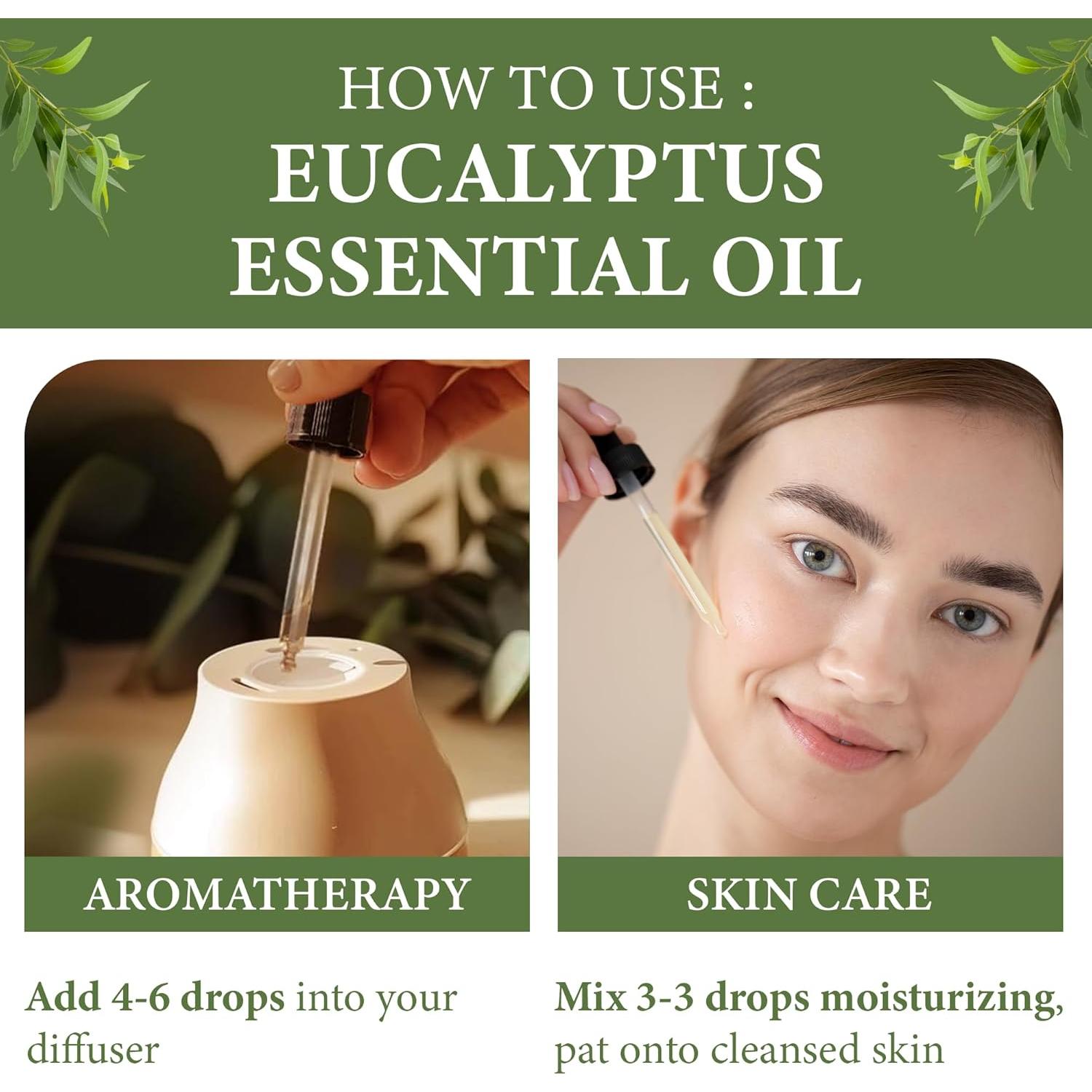 Aceite Esencial Eucalipto Natural Way 120 mL Aromaterapia