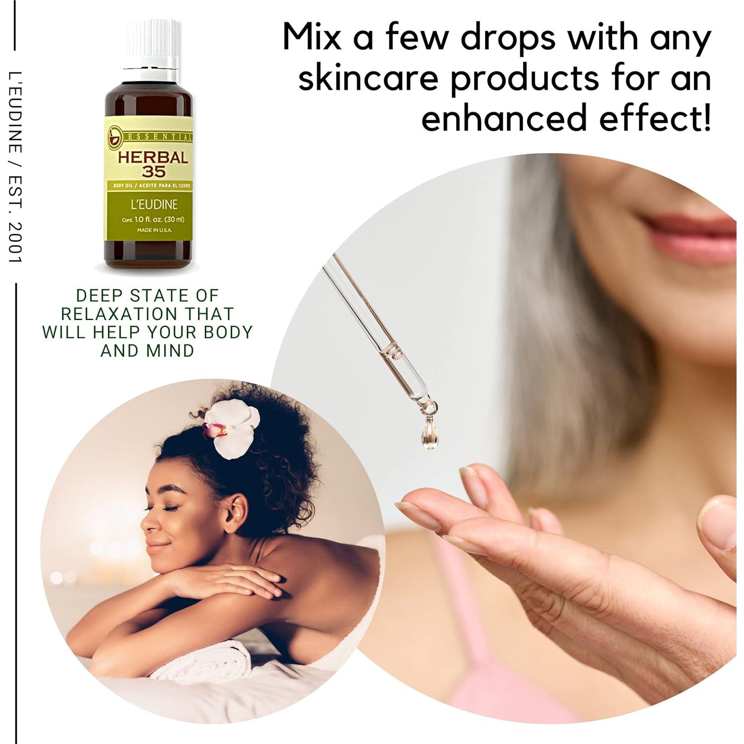 Aceite Esencial Herbal 35 L’EUDINE - Eucalipto y Menta 3x29.57ml