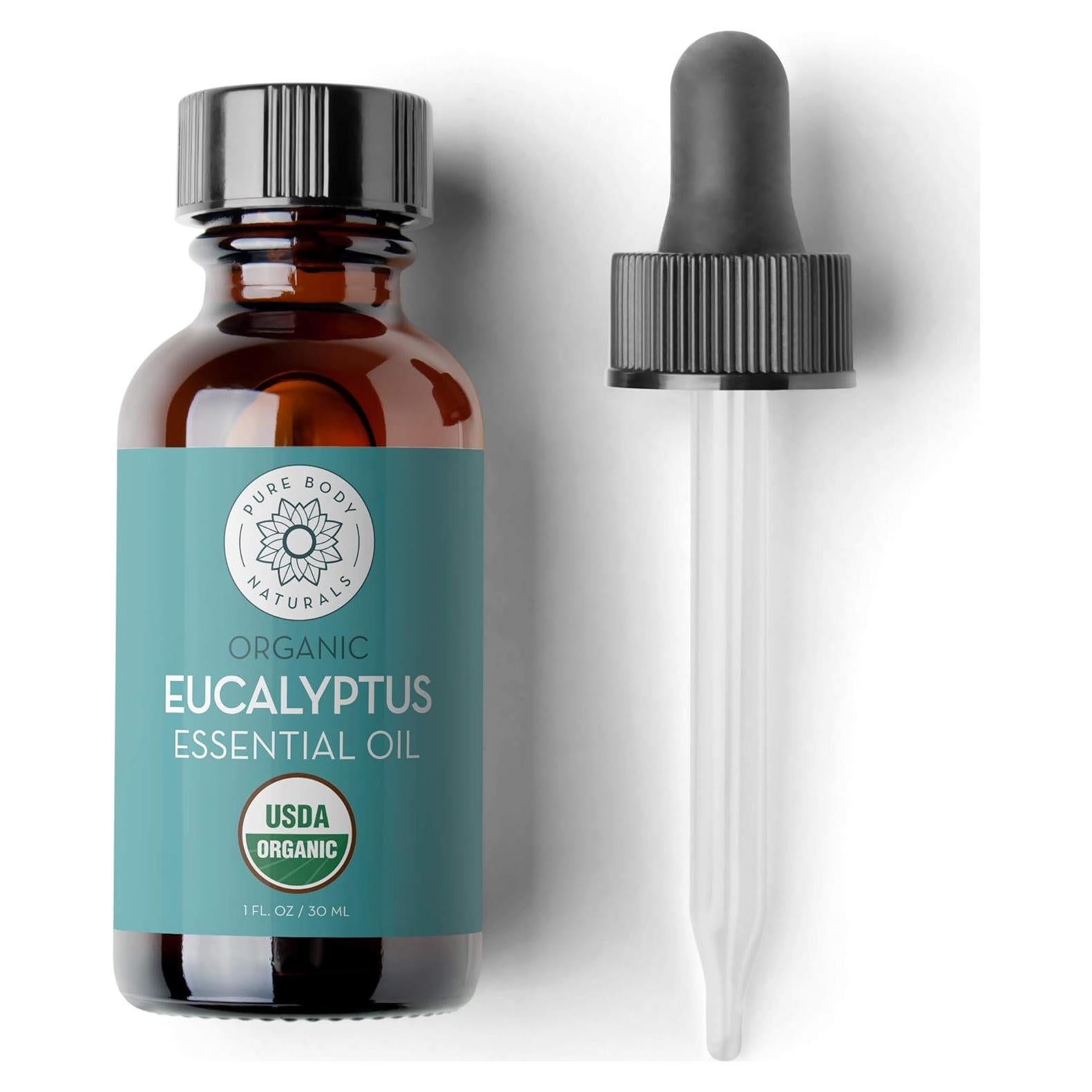 Aceite Esencial de Eucalipto Orgánico Pure Body Naturals 30 ml