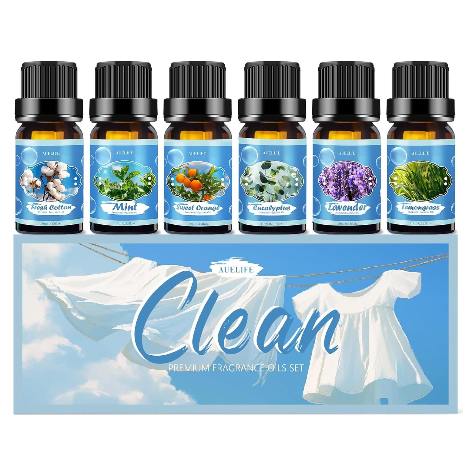 Set de 6 Aceites Esenciales Premium Auelife para Difusor