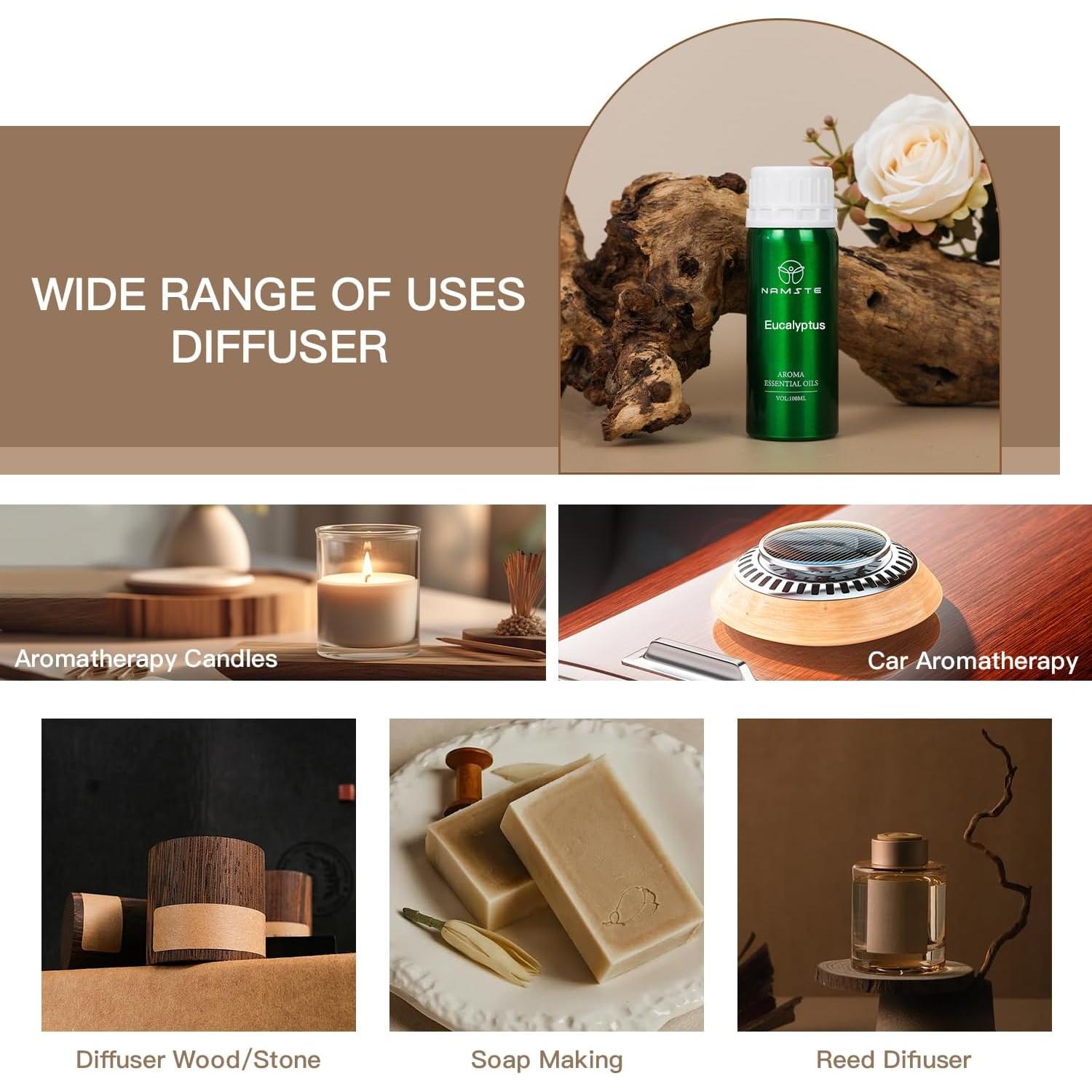 Aceite Esencial de Eucalipto 100 ml NAMASTE - 100% Puro