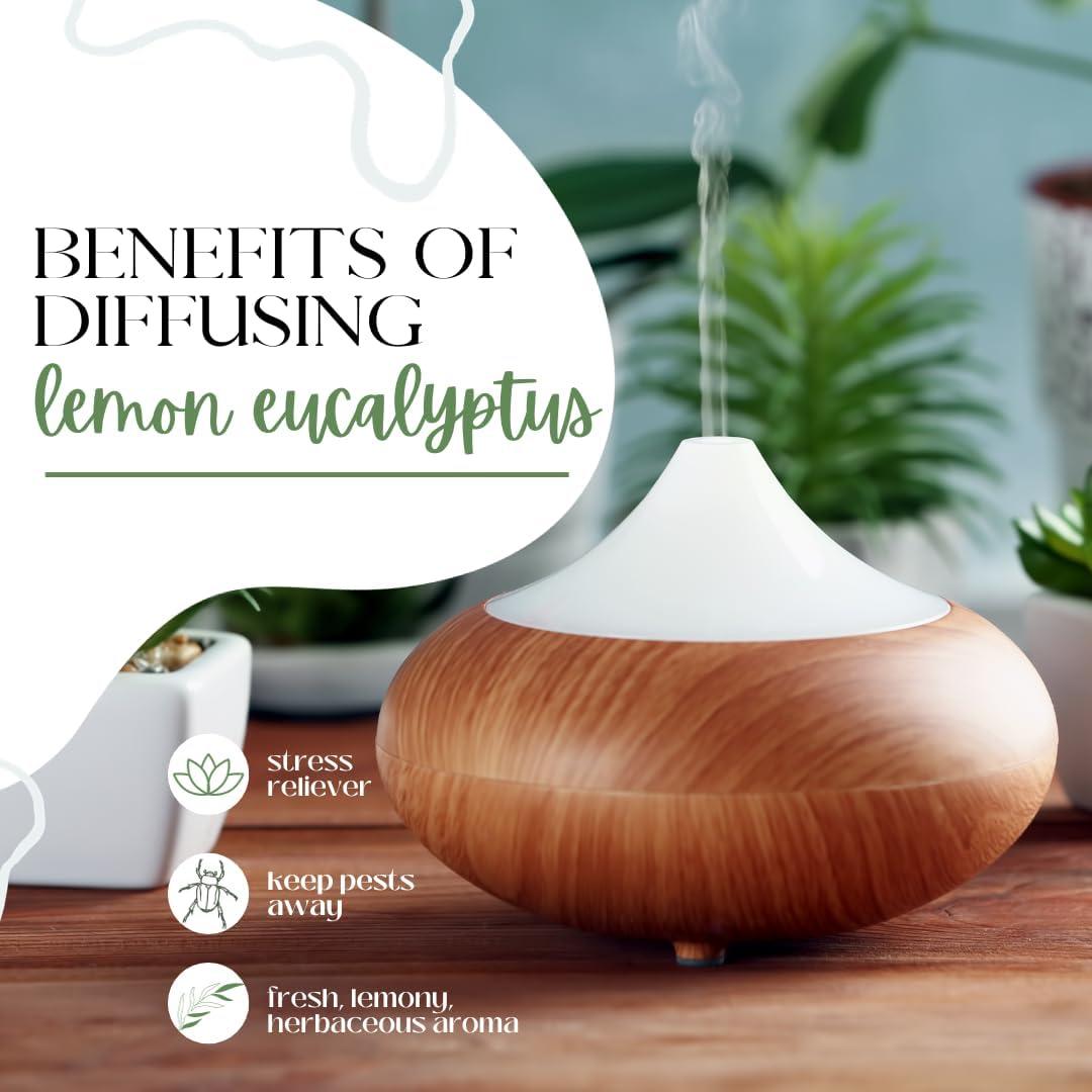 Aceite Esencial Puro Eucalipto Limón 237 ml GreenHealth