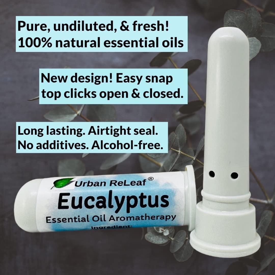 Inhalador Nasal Aromaterapia Eucalipto Urban ReLeaf 7cm
