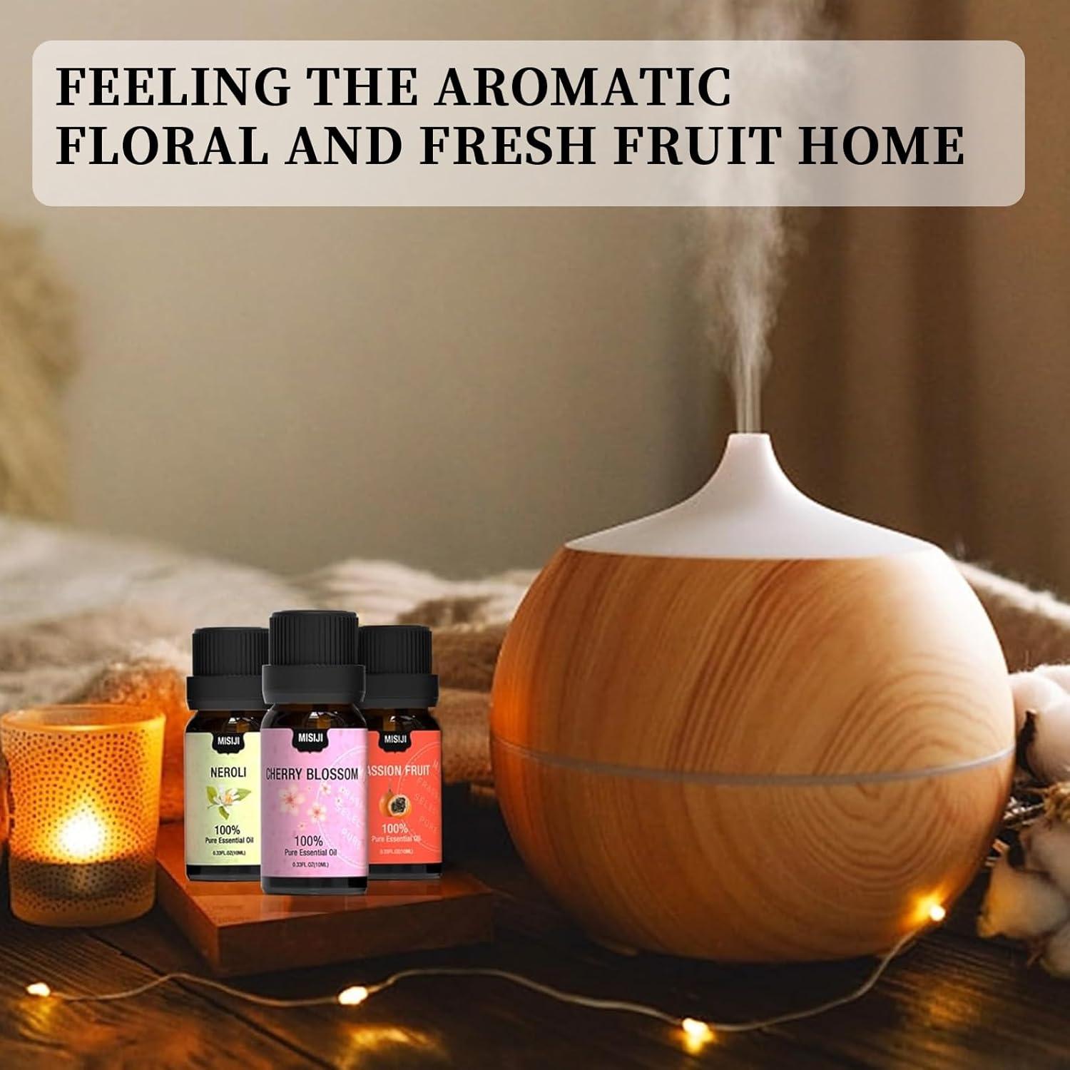 Juego de Aceites Esenciales MISIJI 6 x 10ML Aromaterapia