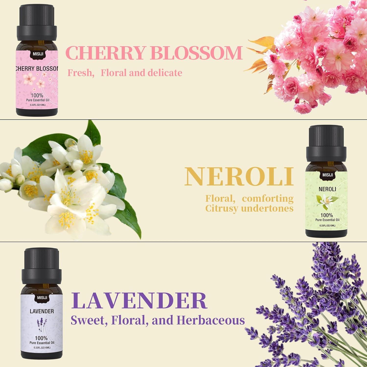 Juego de Aceites Esenciales MISIJI 6 x 10ML Aromaterapia