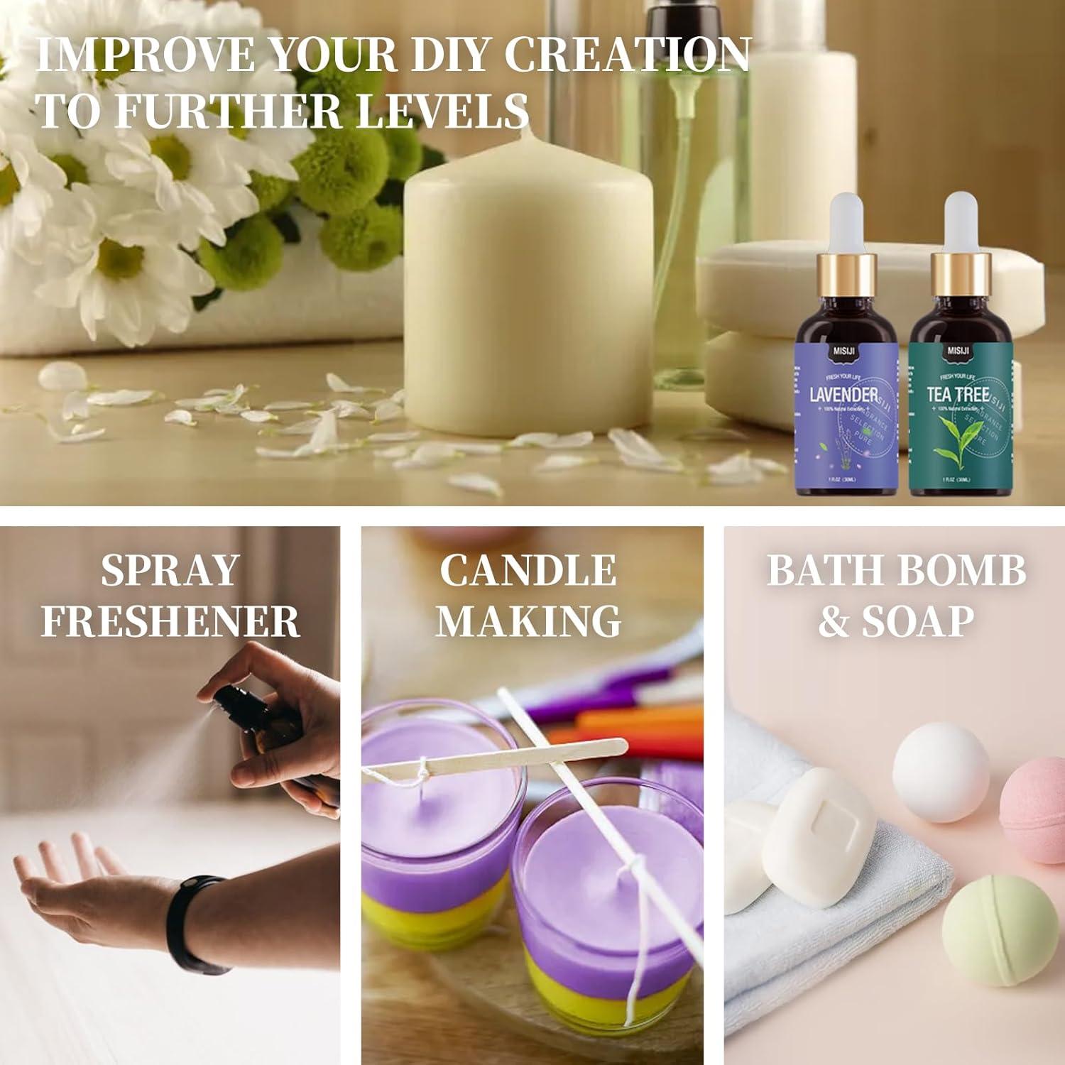 Juego de Aceites Esenciales MISIJI 6 x 10ML Aromaterapia