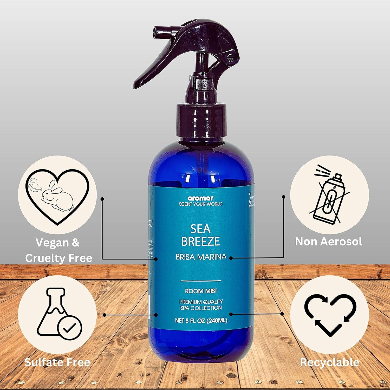 Spray Ambientador Natural Aromar Eucalipto 240 ml para Habitaciones