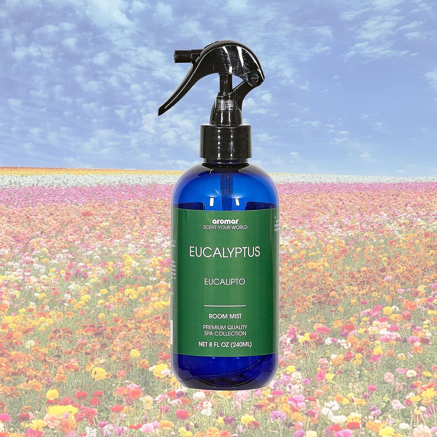 Spray Ambientador Natural Aromar Eucalipto 240 ml para Habitaciones