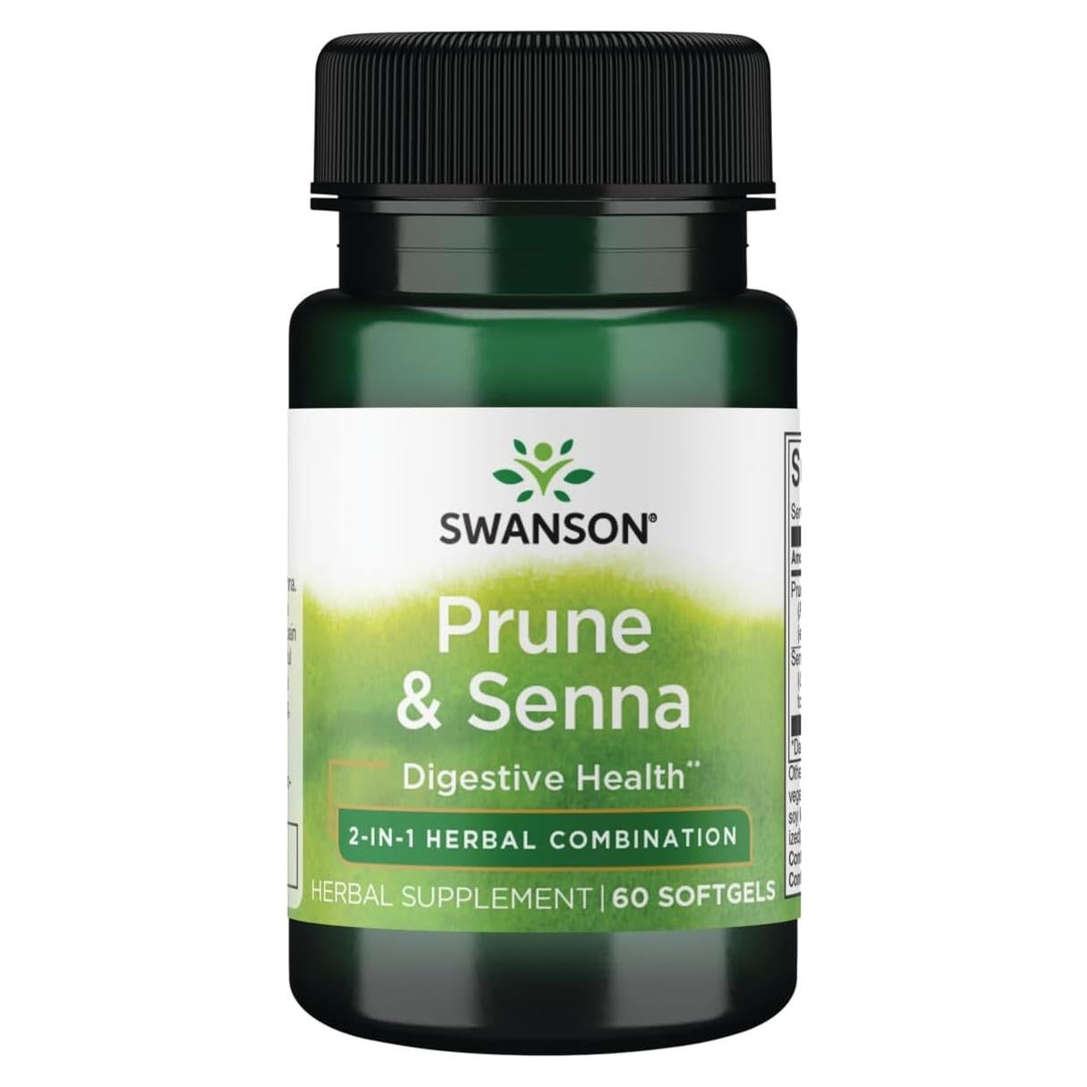 Geles Blandos de Ciruelas y Senna Swanson 60 Unidades