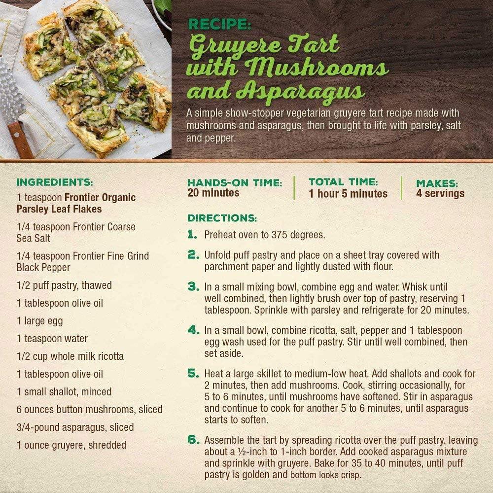 Hojuelas de Perejil Orgánico Frontier Co-op 454 g