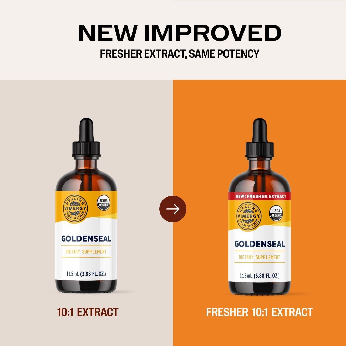 Tintura de Sello Dorado Vimergy 115 mL - Orgánica y Vegana