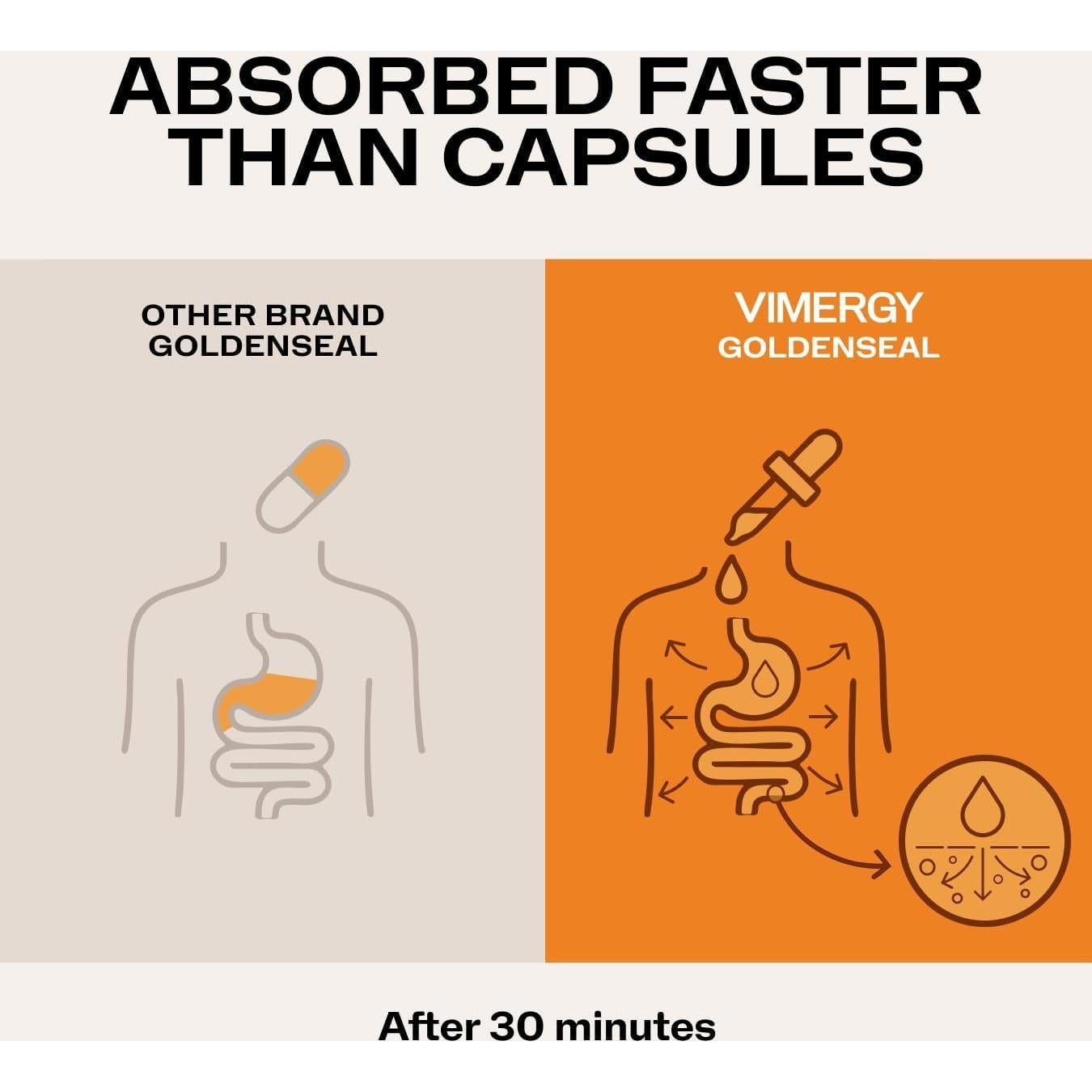 Tintura de Sello Dorado Vimergy 115 mL - Orgánica y Vegana