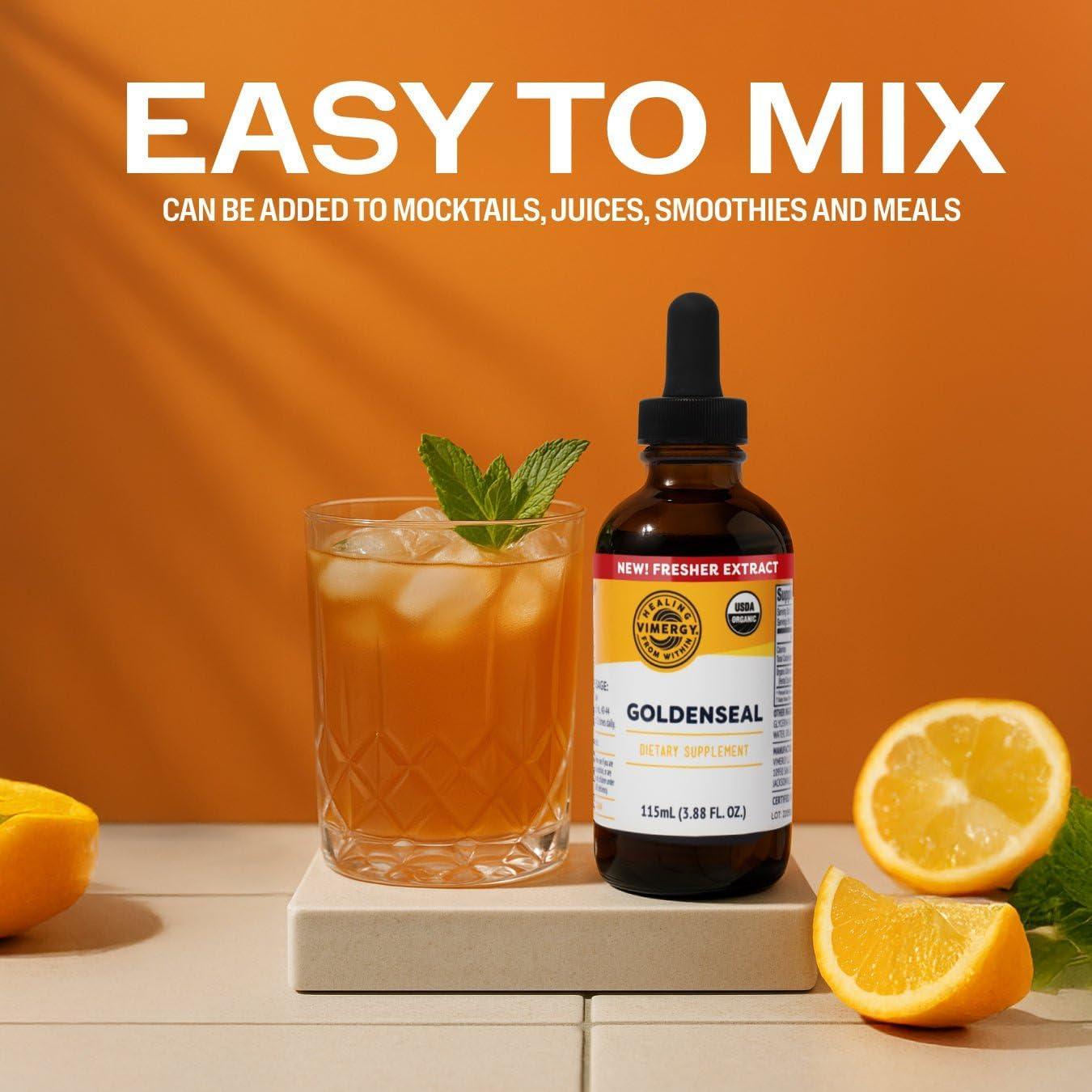 Tintura de Sello Dorado Vimergy 115 mL - Orgánica y Vegana