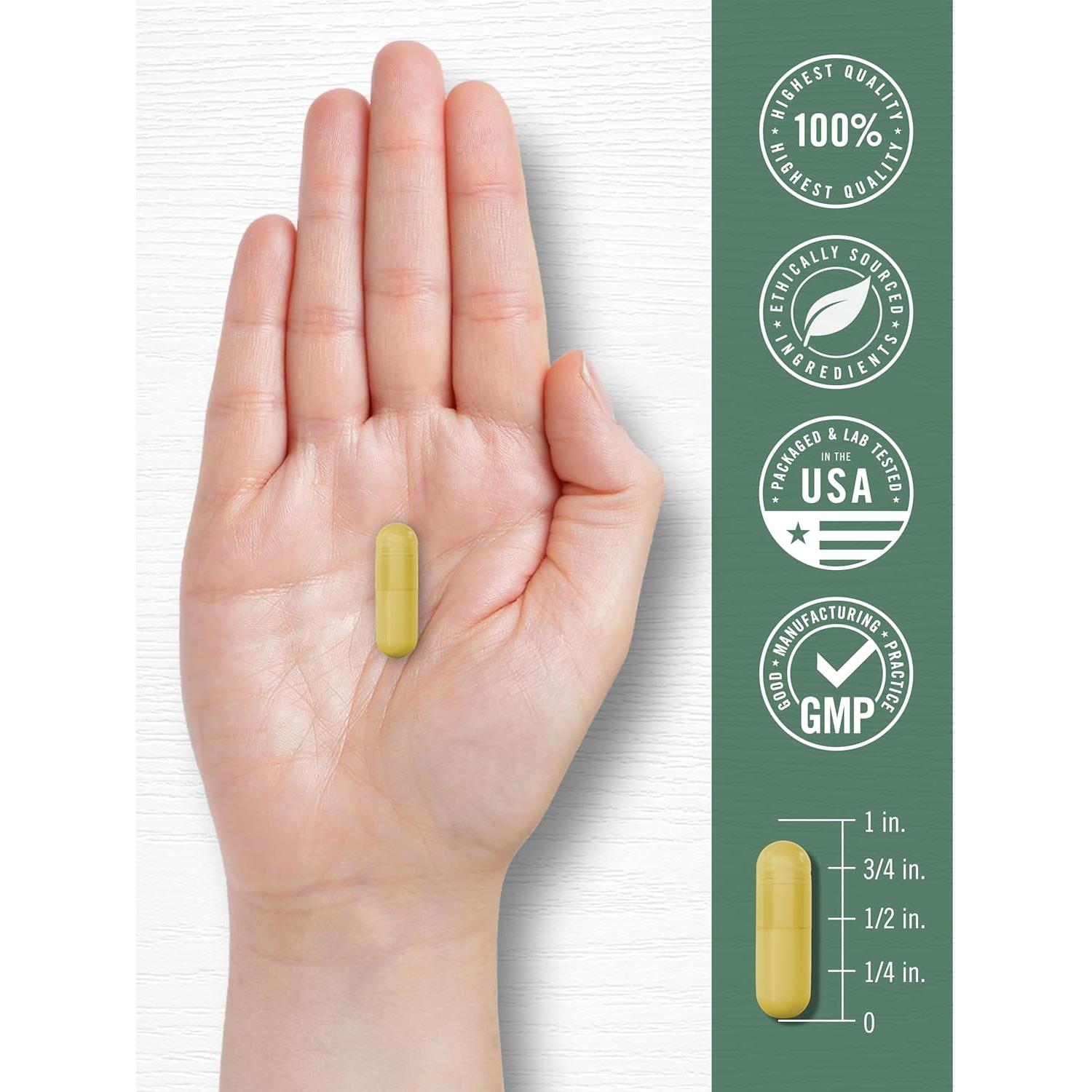 Cápsulas de Goldenseal Carlyle 1000mg | 200 Unidades | Suplemento Herbal