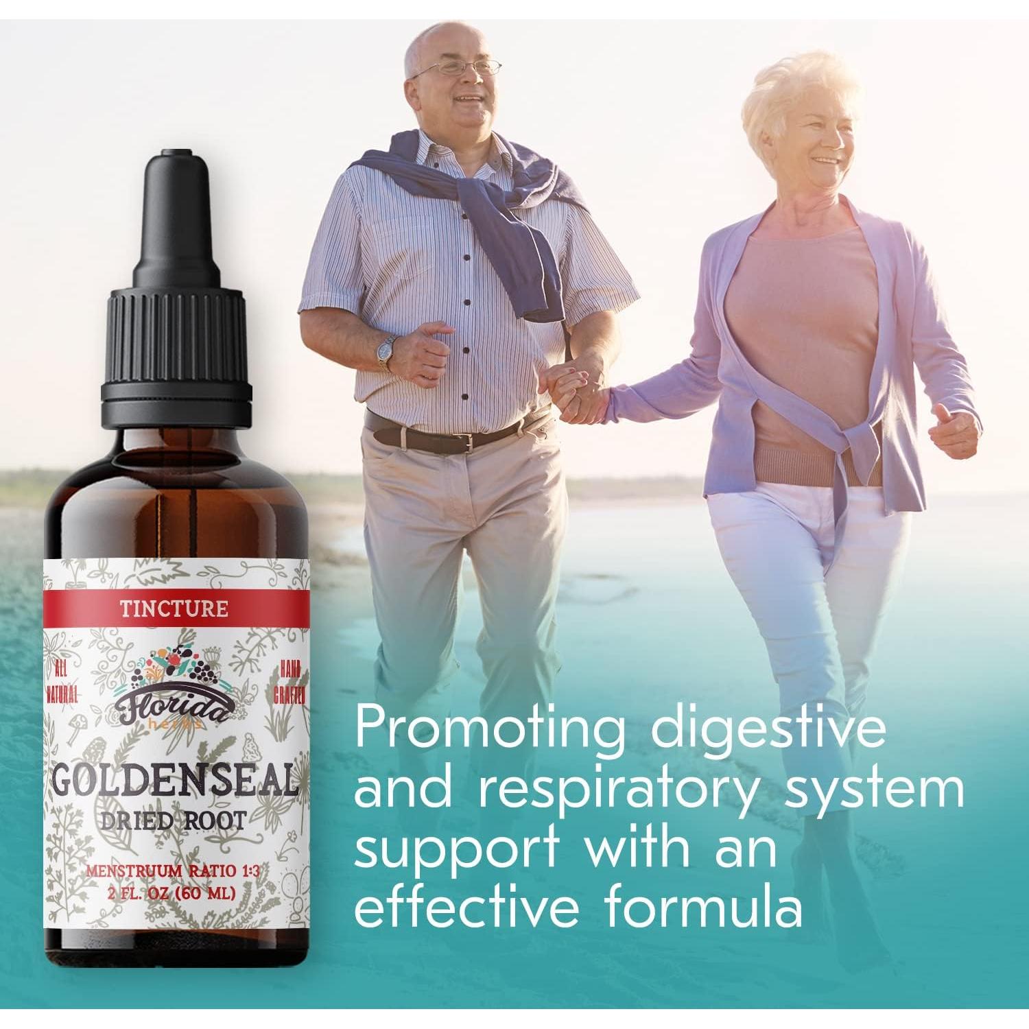 Tintura de Raíz de Sello de Oro Florida Herbs 60 ml Vegana