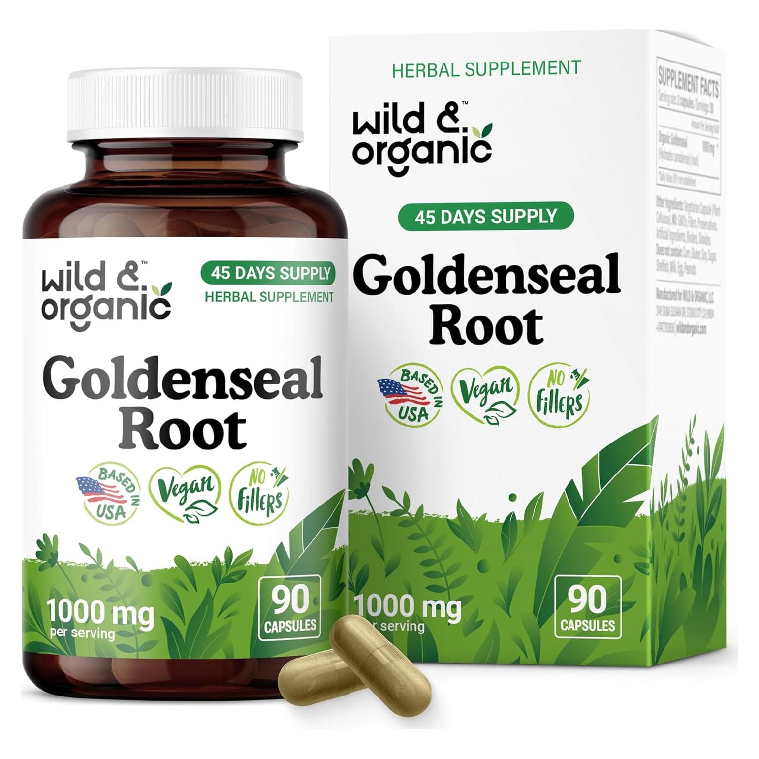 Cápsulas de Sello Dorado Silvestre y Orgánico 90 Unidades